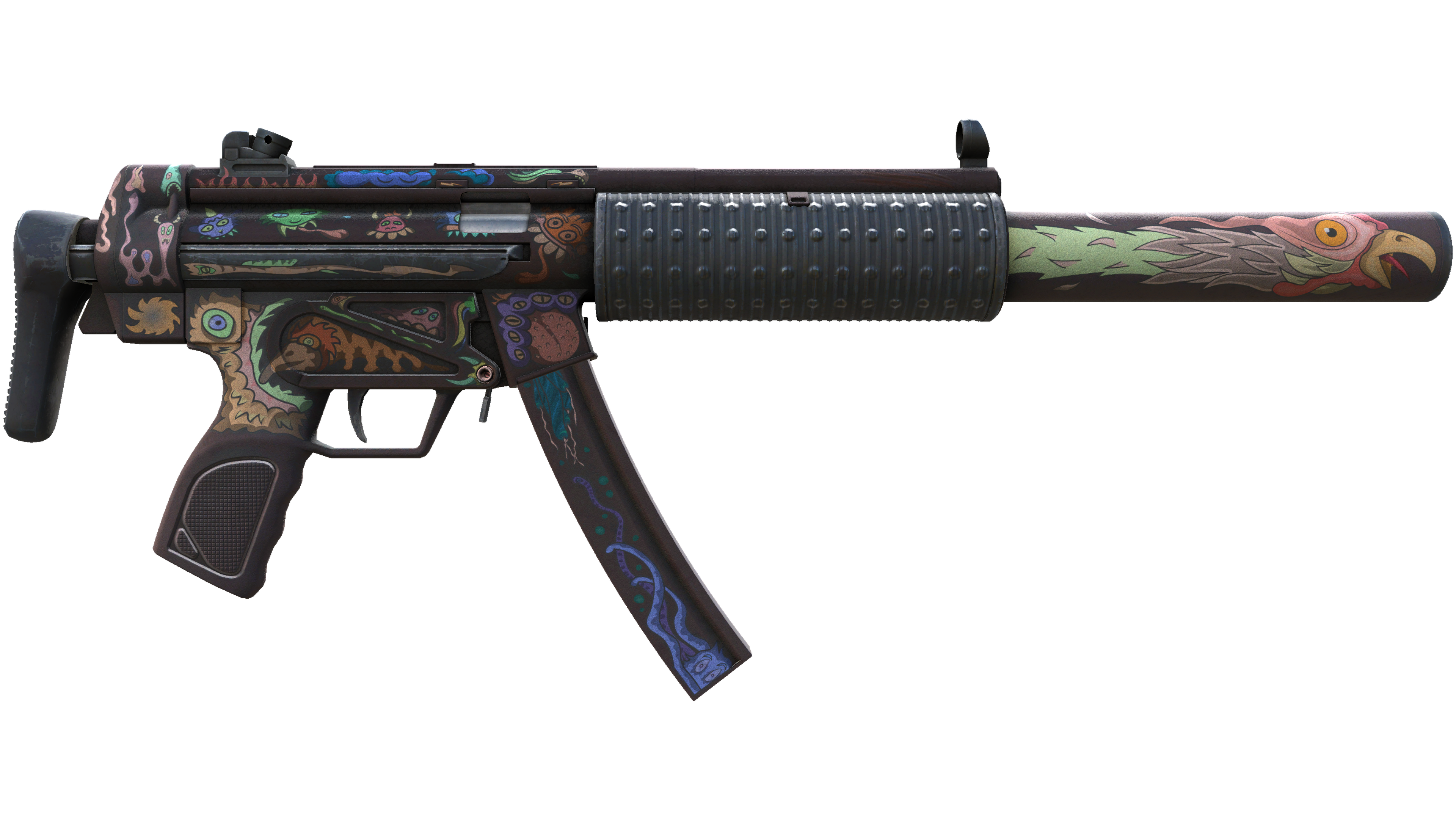 Miniature de StatTrak™ MP5-SD | Necro Jr. (Well-Worn)