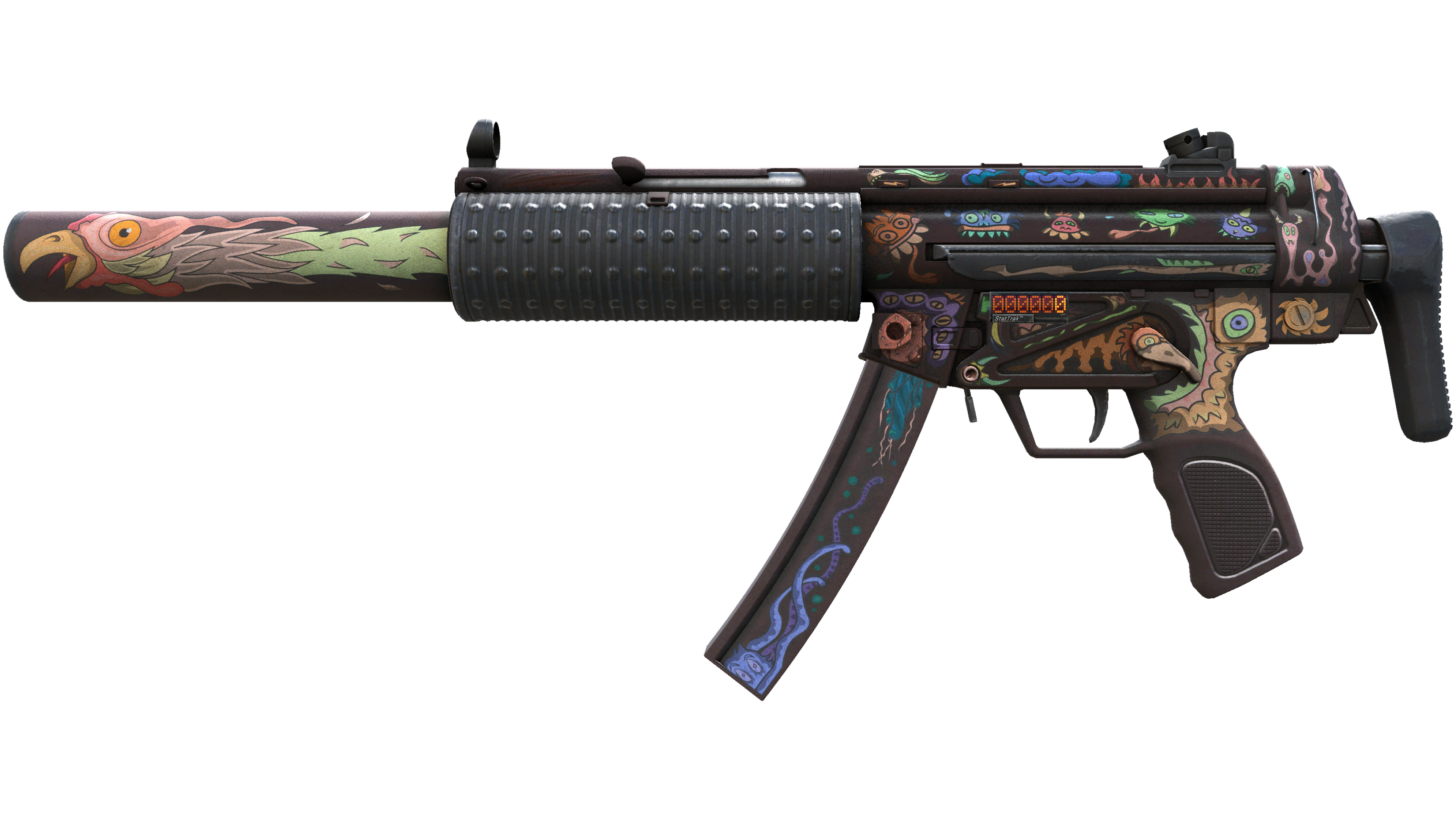 StatTrak™ MP5-SD | Necro Jr. (Well-Worn)