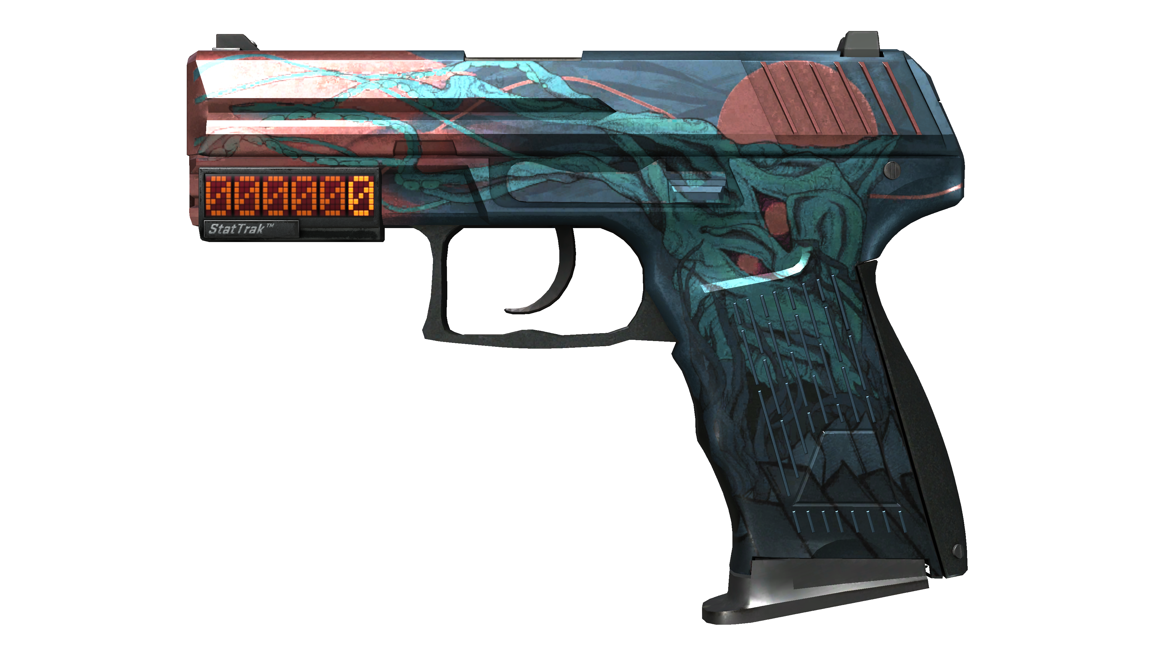 StatTrak™ P2000 | Gnarled (Field-Tested)