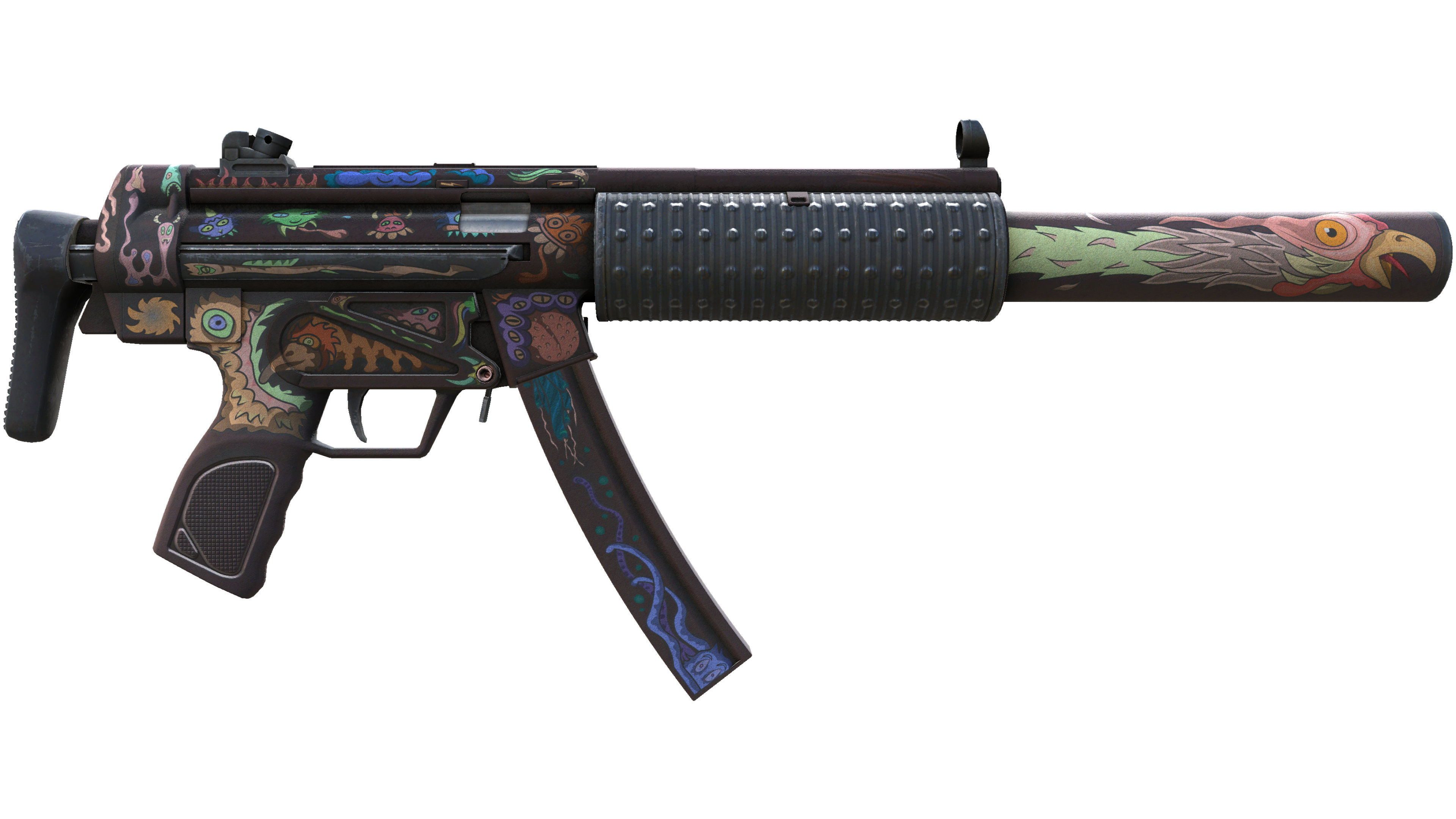 StatTrak™ MP5-SD | Necro Jr. (Well-Worn) 缩略图