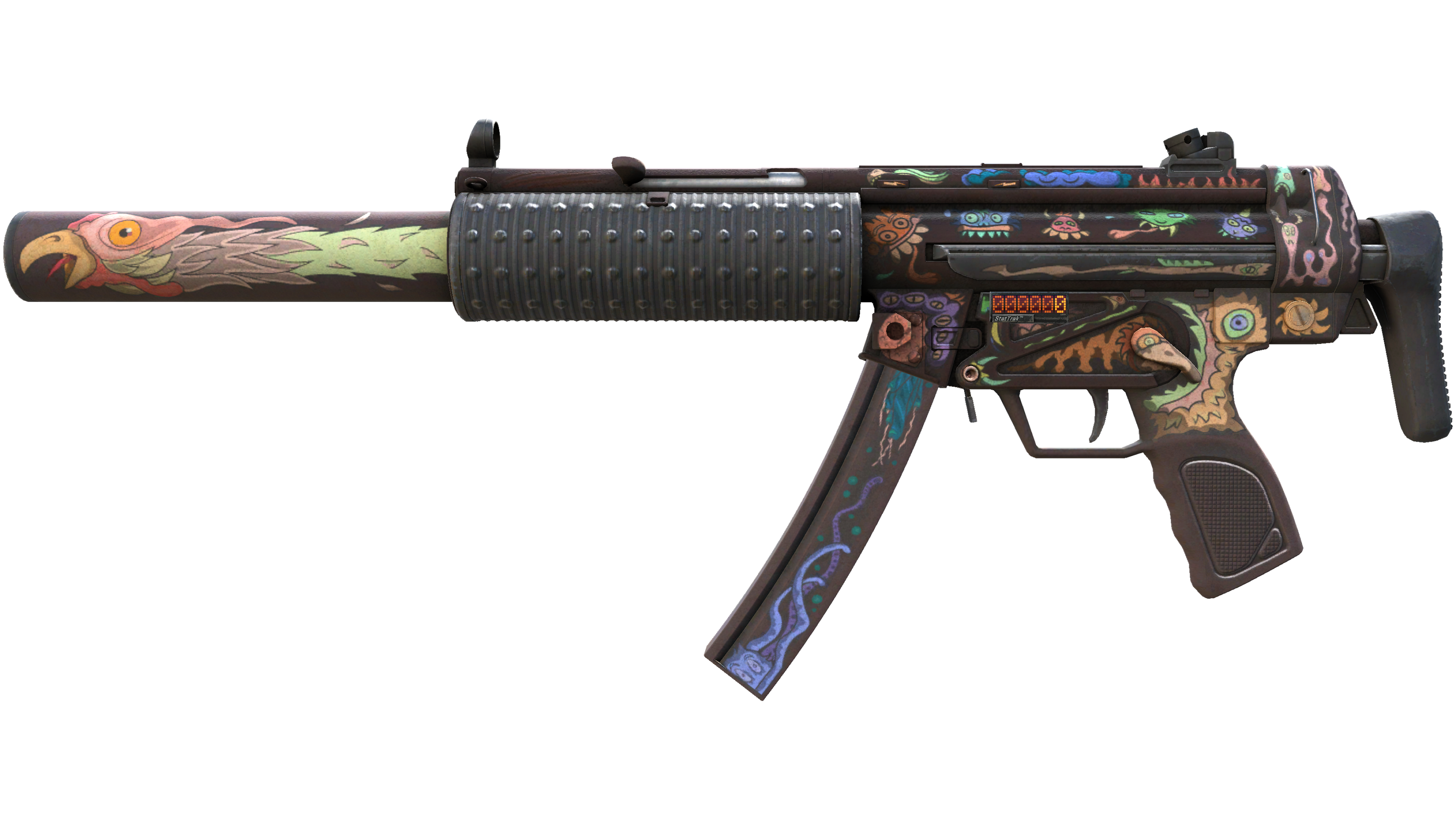 StatTrak™ MP5-SD | Necro Jr. (Well-Worn)