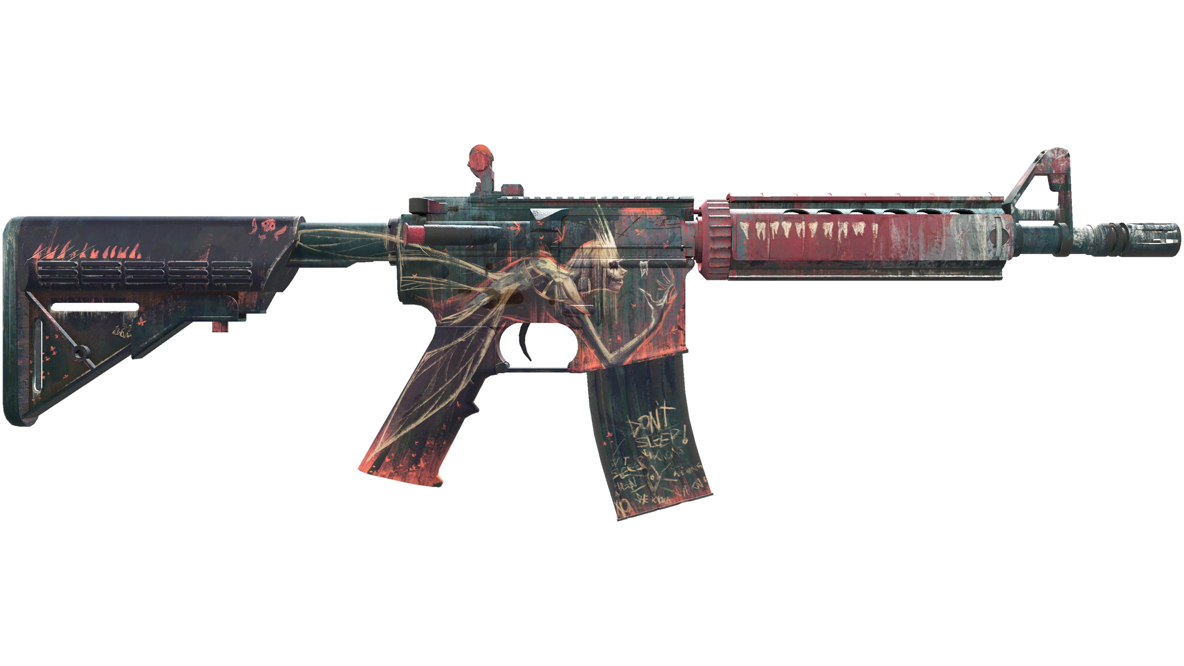 Miniatura de StatTrak™ M4A4 | Tooth Fairy (Field-Tested)