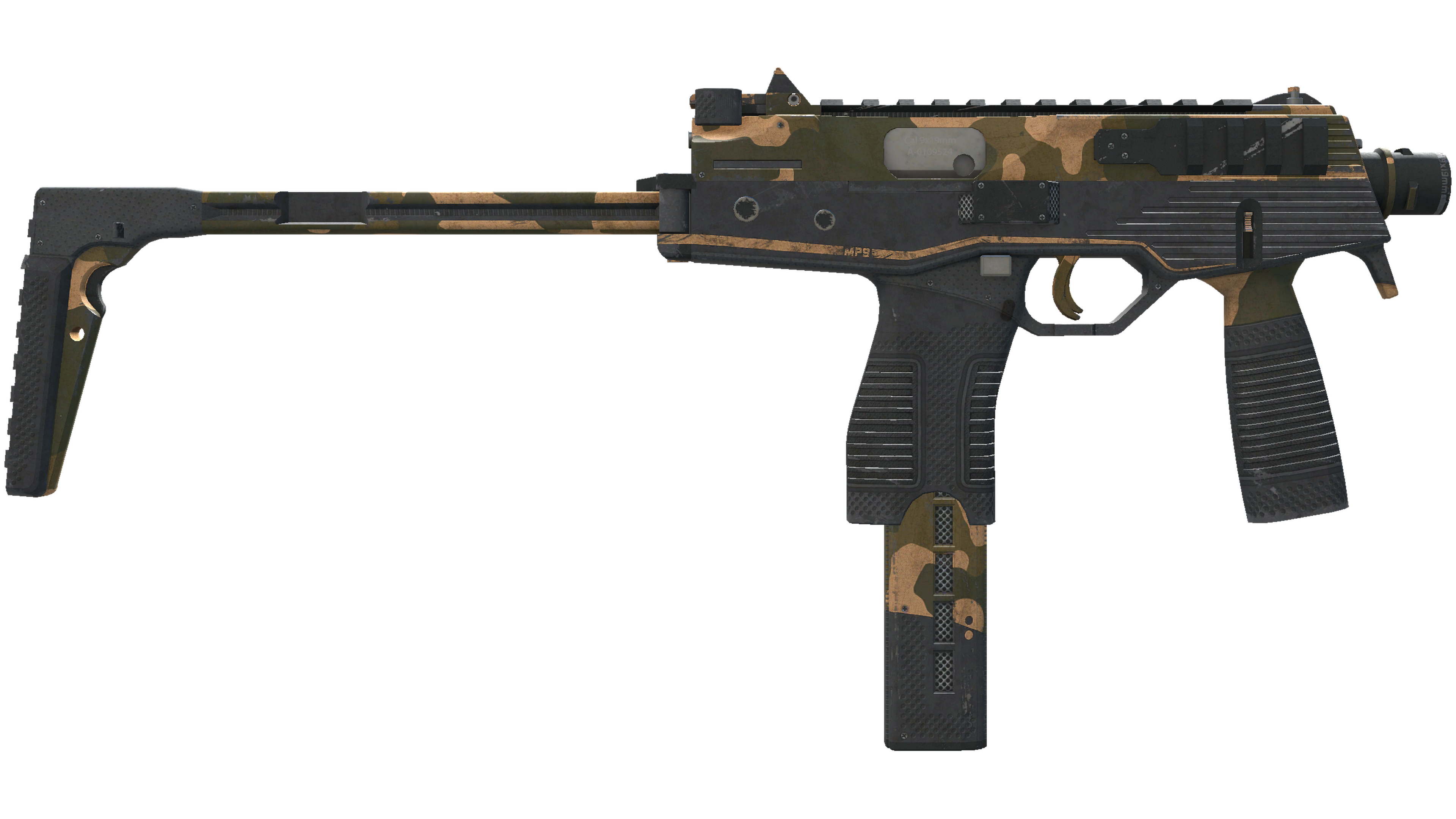 StatTrak™ MP9 | Black Sand (Battle-Scarred) thumbnail