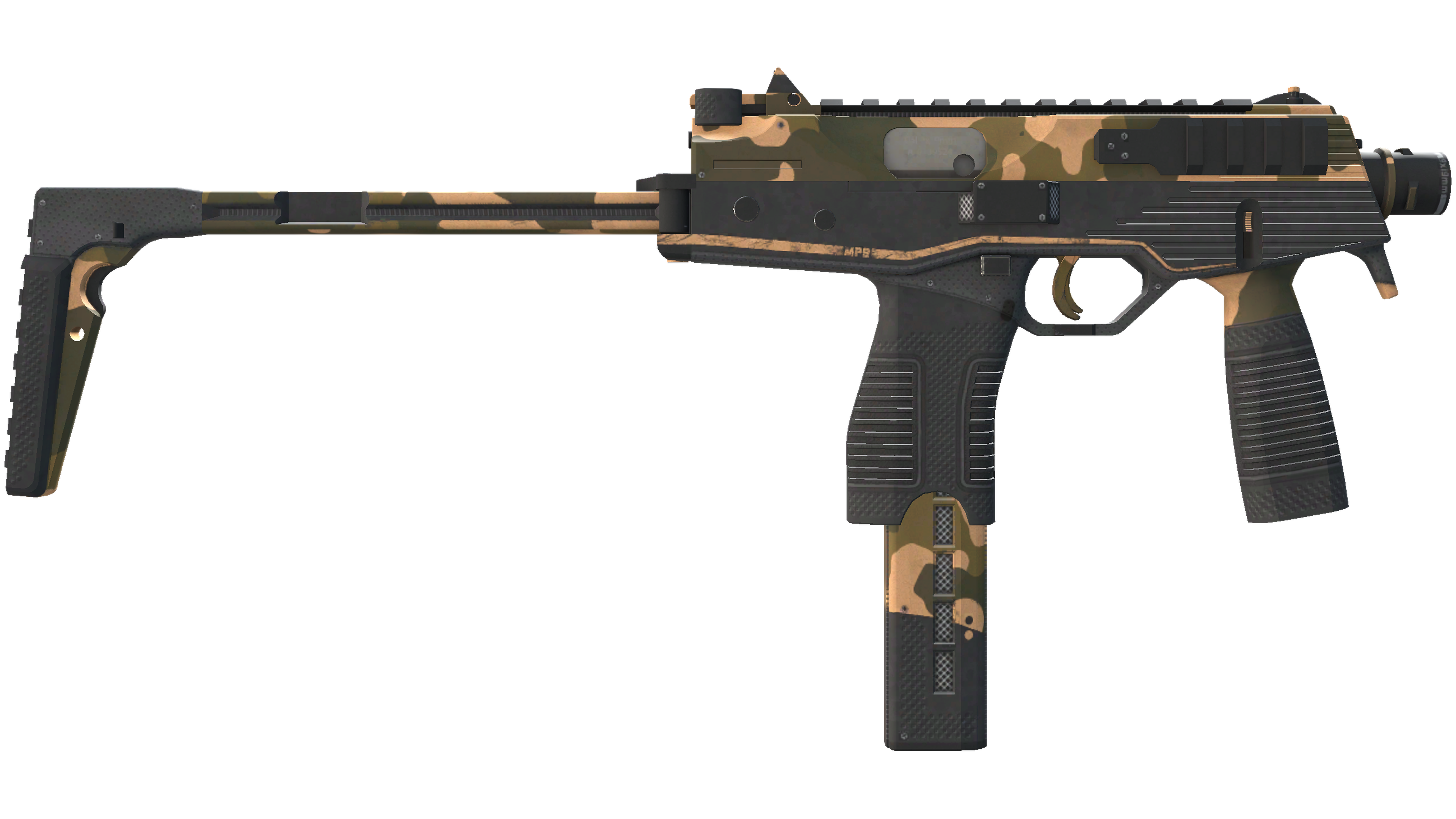 Miniatura de StatTrak™ MP9 | Black Sand (Minimal Wear)
