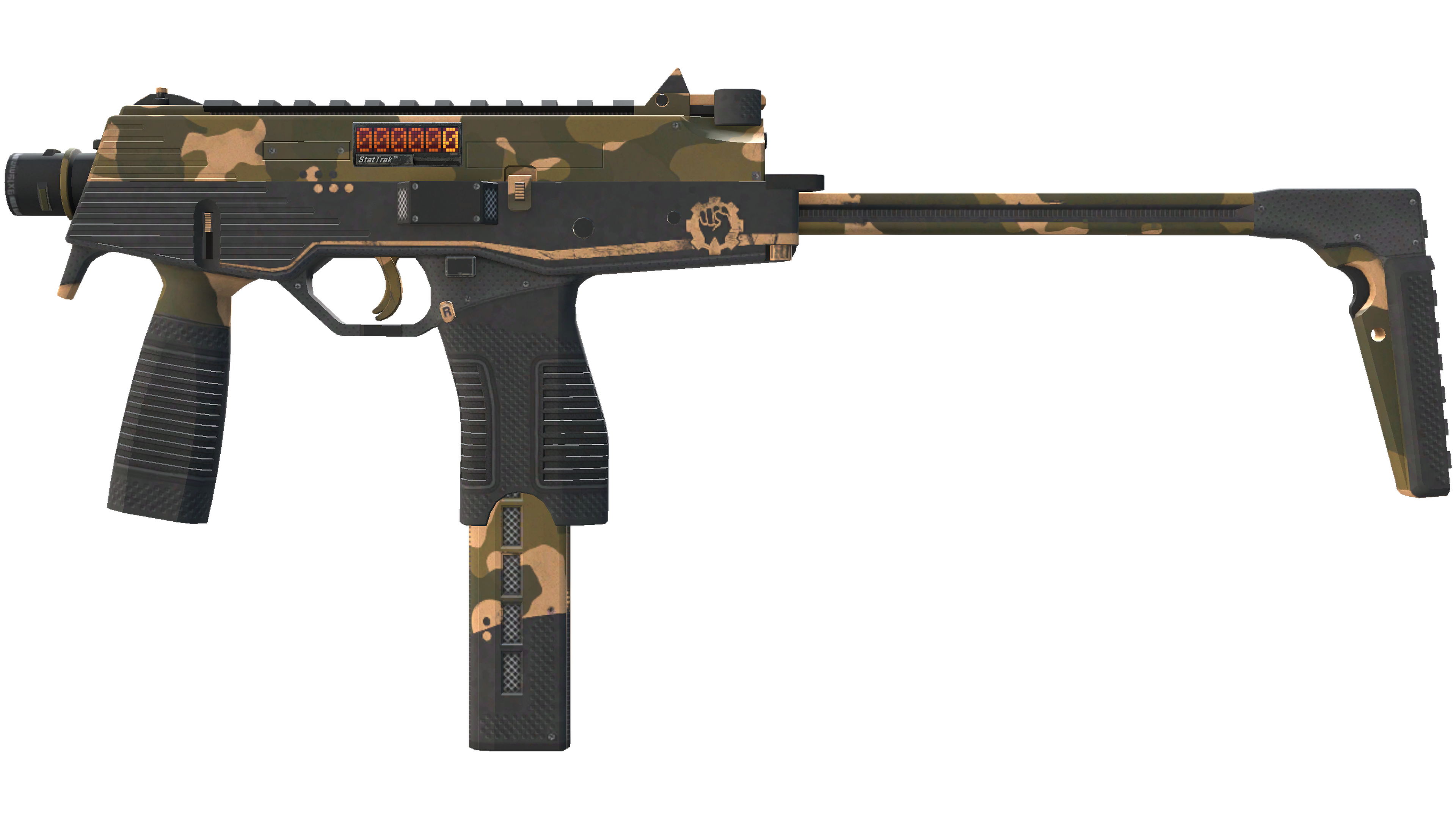 Miniatura de StatTrak™ MP9 | Black Sand (Minimal Wear)