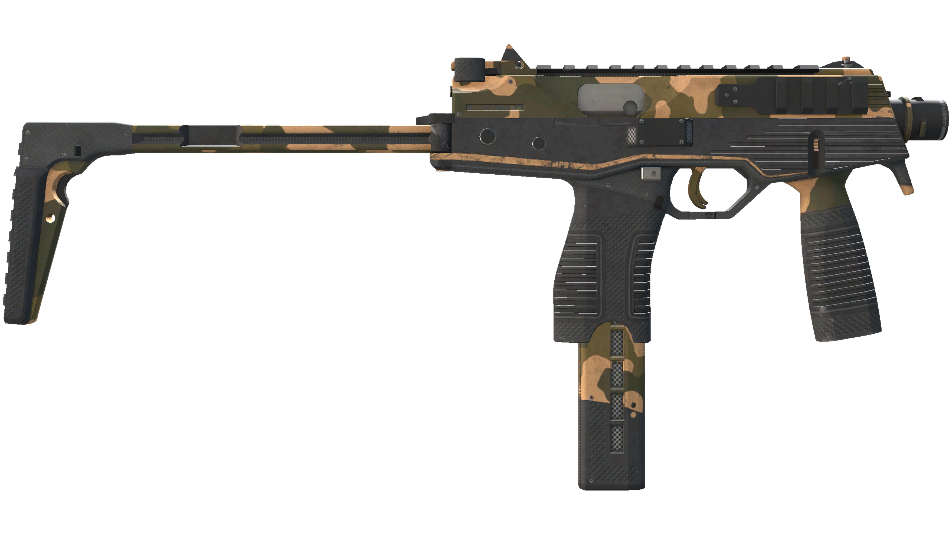StatTrak™ MP9 | Black Sand (Well-Worn) thumbnail