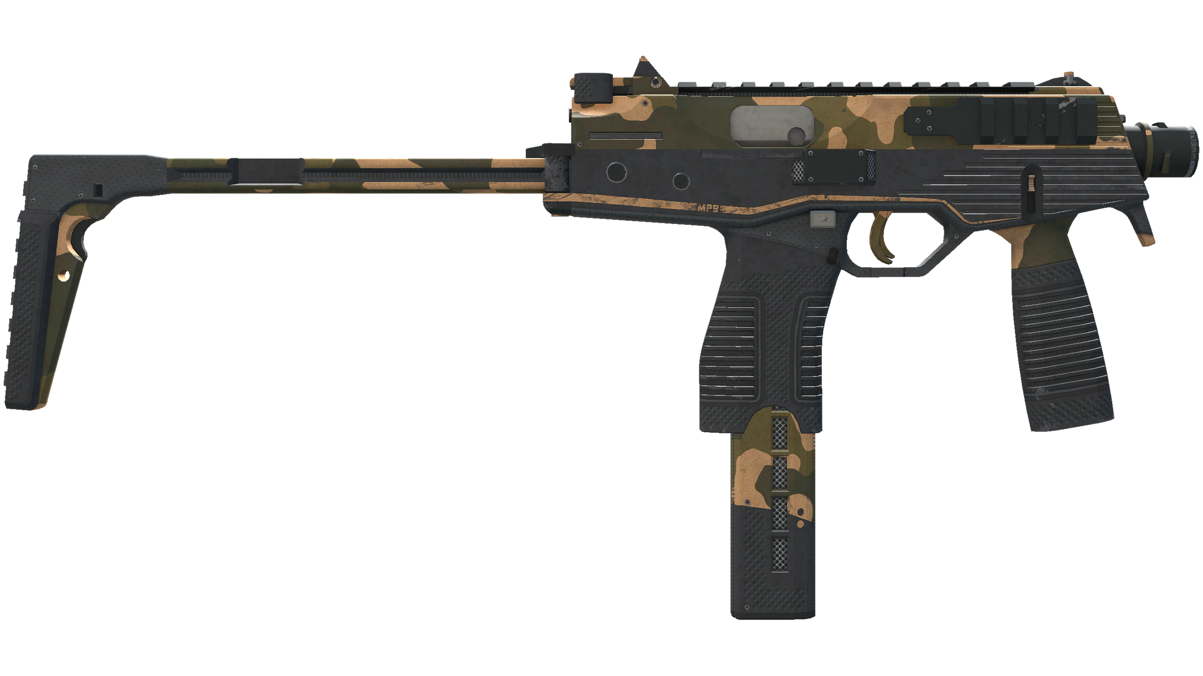 StatTrak™ MP9 | Black Sand (Well-Worn) thumbnail