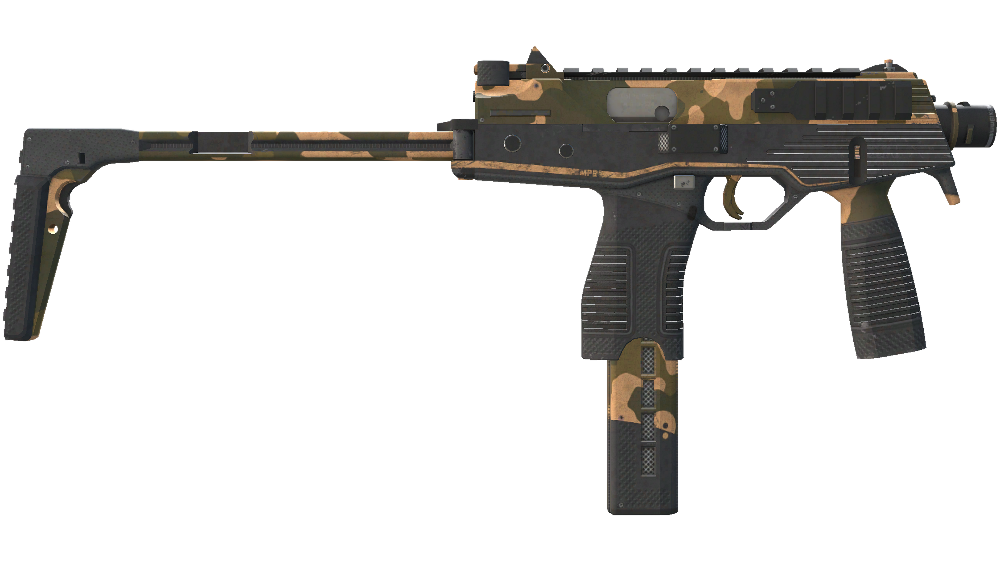 StatTrak™ MP9 | Black Sand (Well-Worn) thumbnail