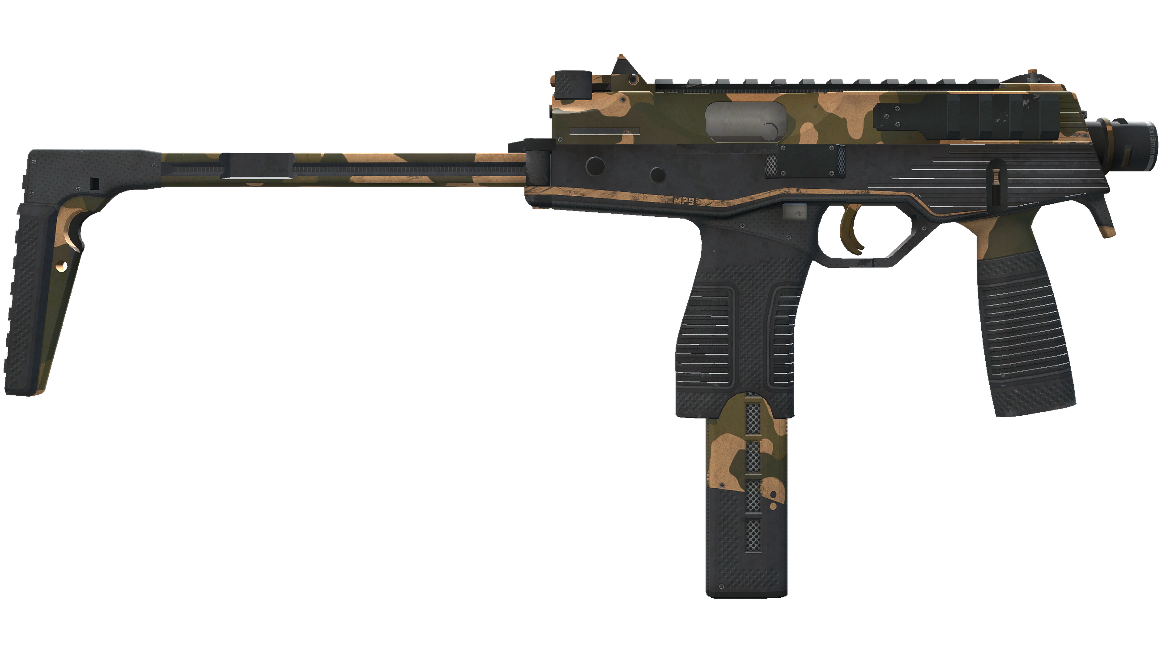 Miniature de StatTrak™ MP9 | Black Sand (Well-Worn)