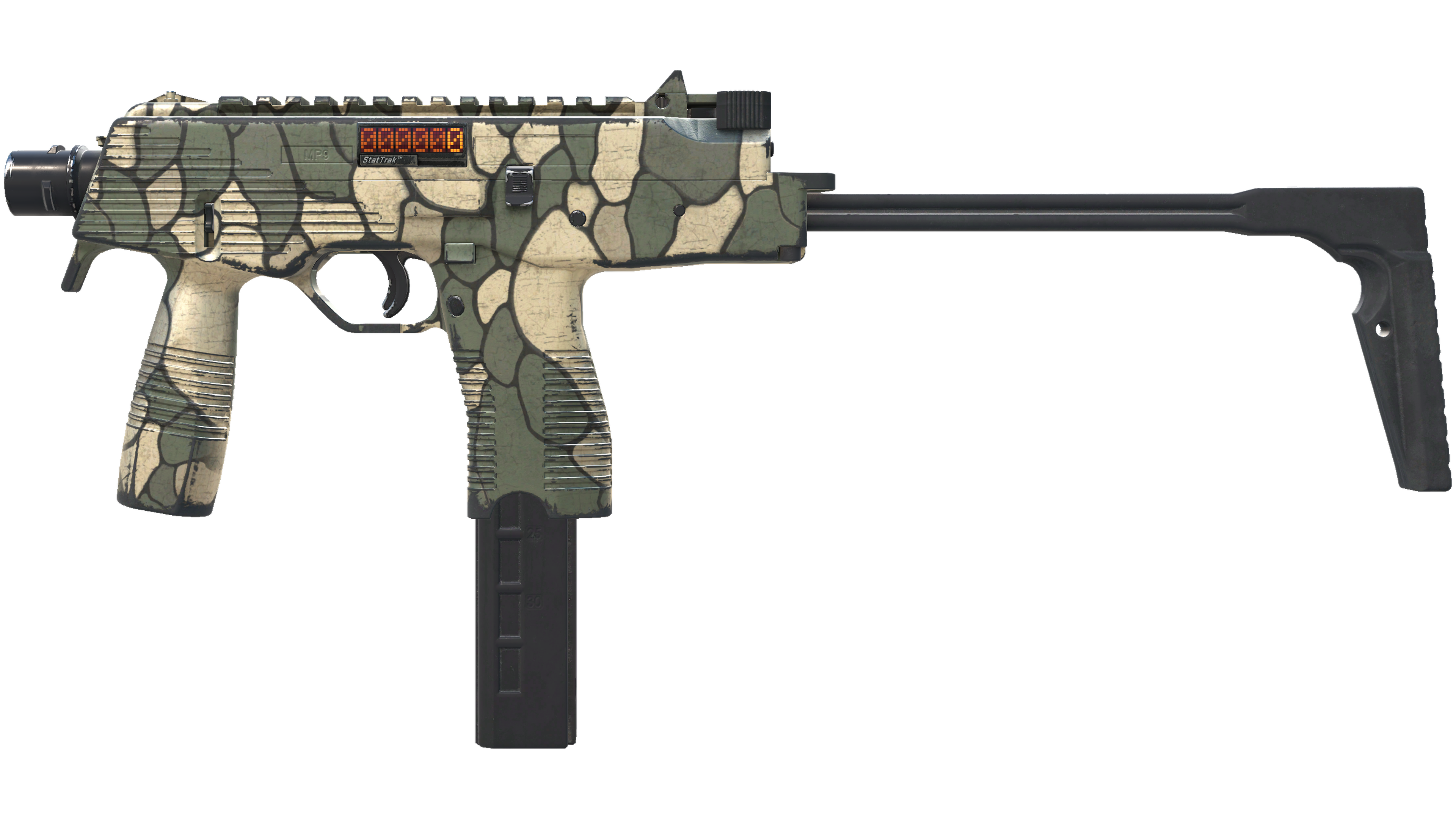 StatTrak™ MP9 | Sand Scale (Well-Worn)