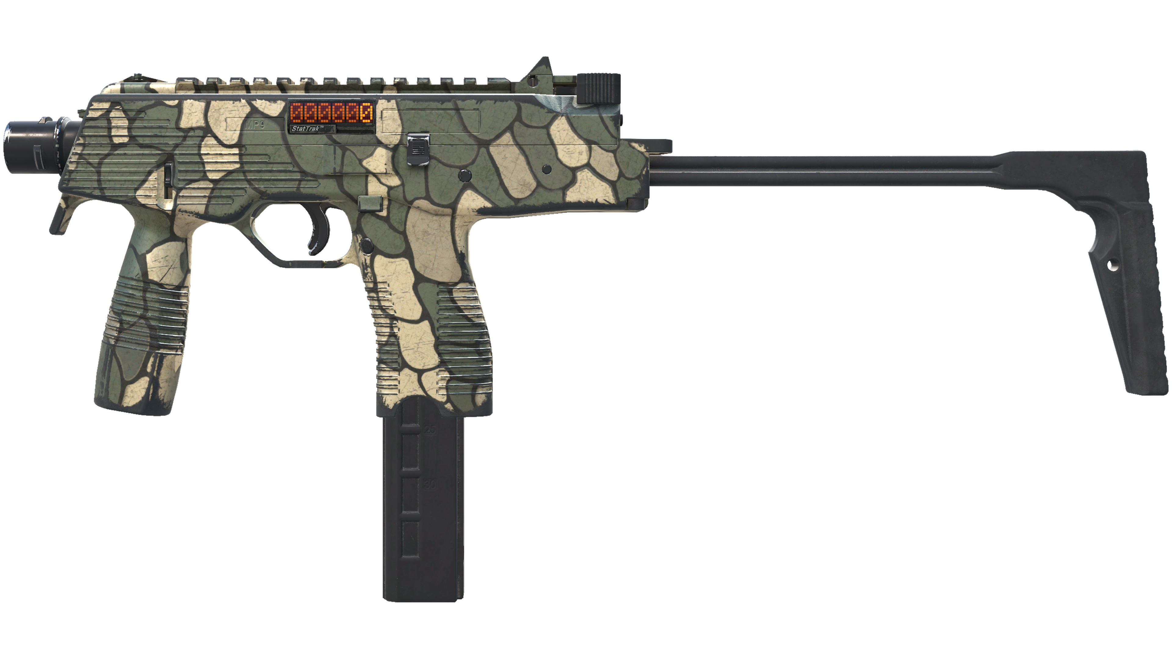 StatTrak™ MP9 | Sand Scale (Well-Worn)