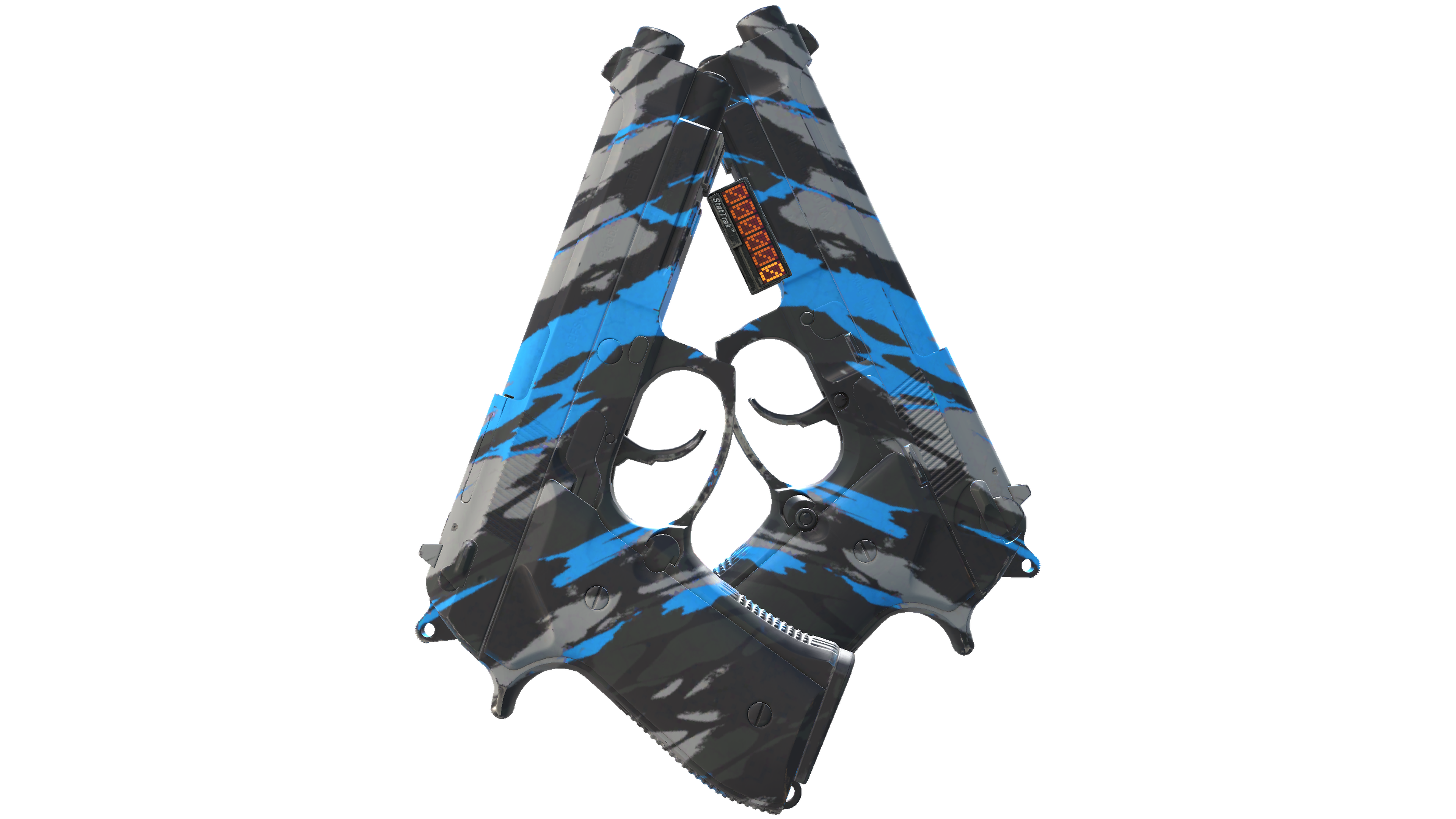 StatTrak™ Dual Berettas | Shred (Factory New)