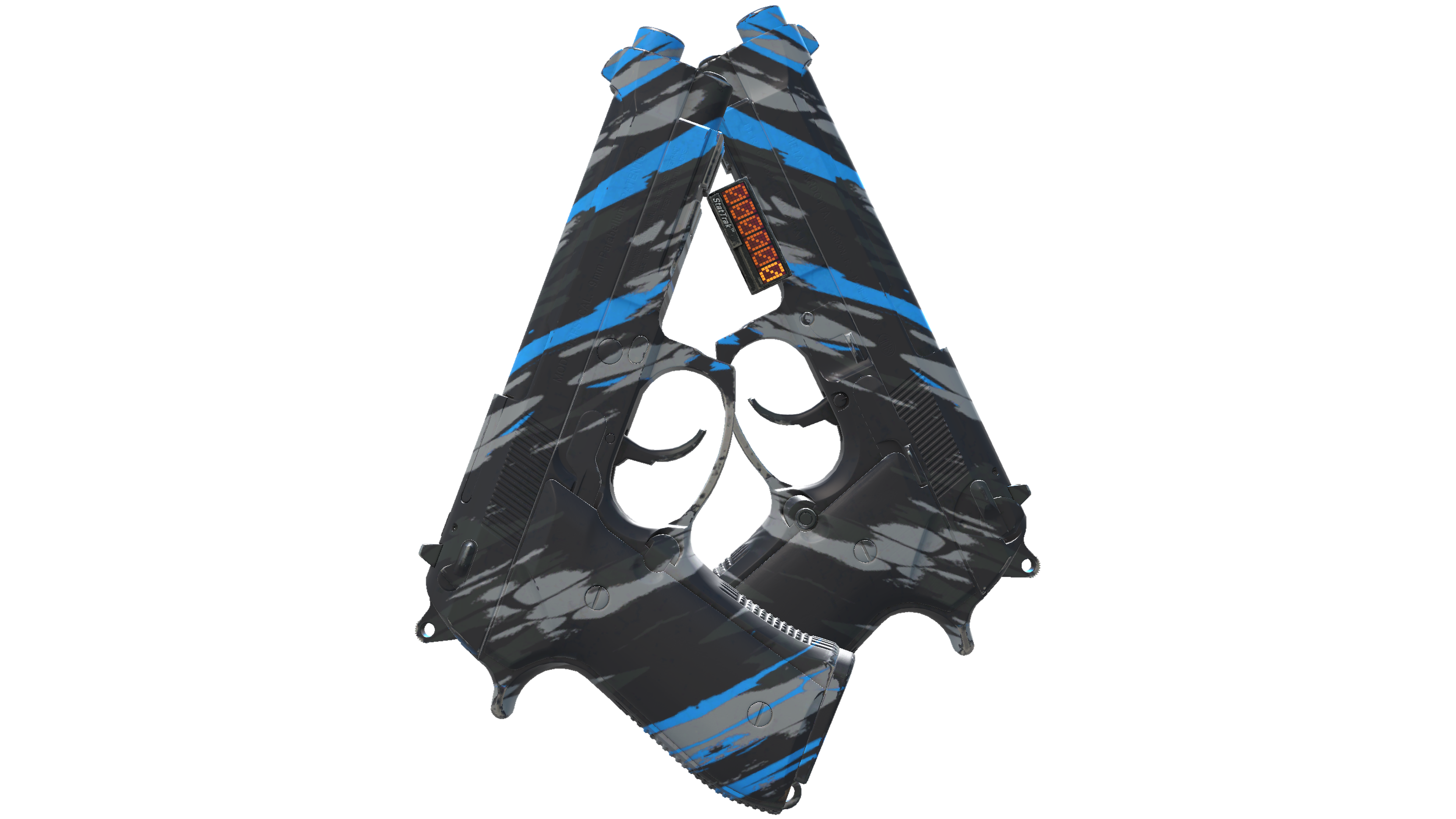 StatTrak™ Dual Berettas | Shred (Factory New)