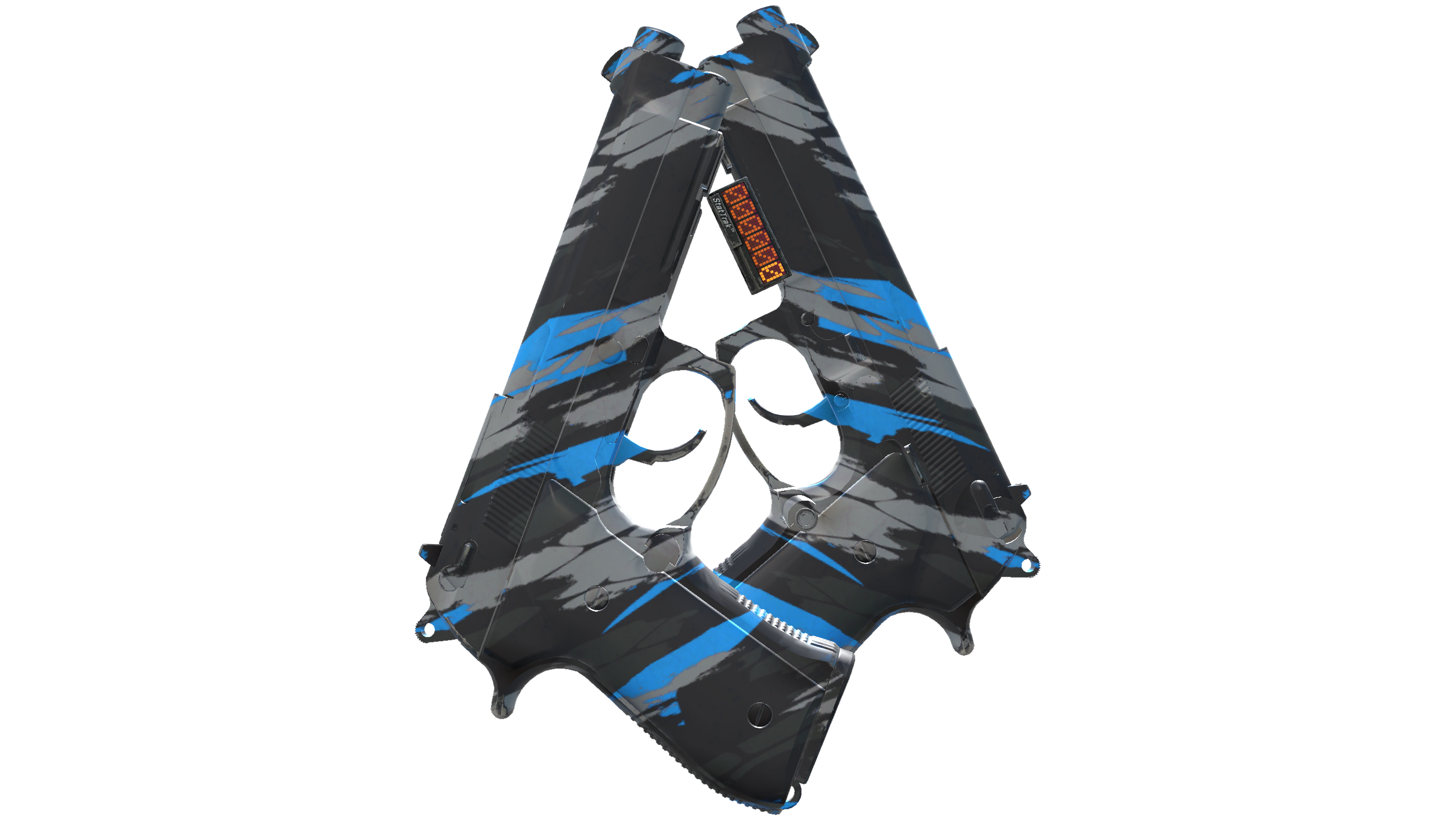 StatTrak™ Dual Berettas | Shred (Factory New)