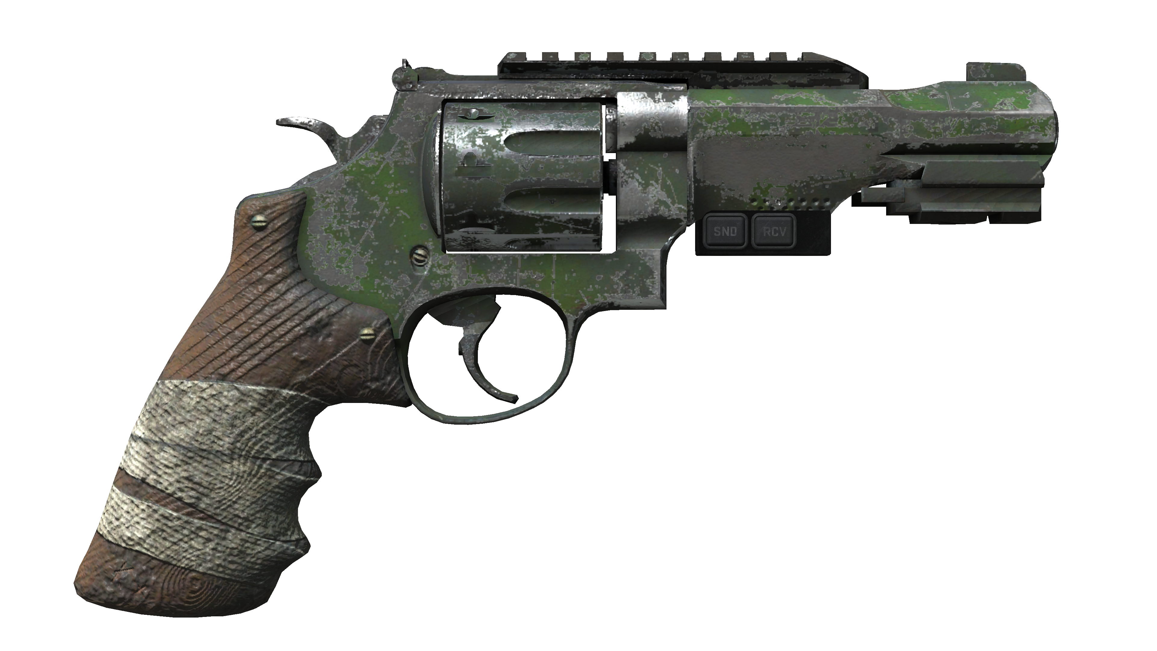 StatTrak™ R8 Revolver | Survivalist (Battle-Scarred) 缩略图