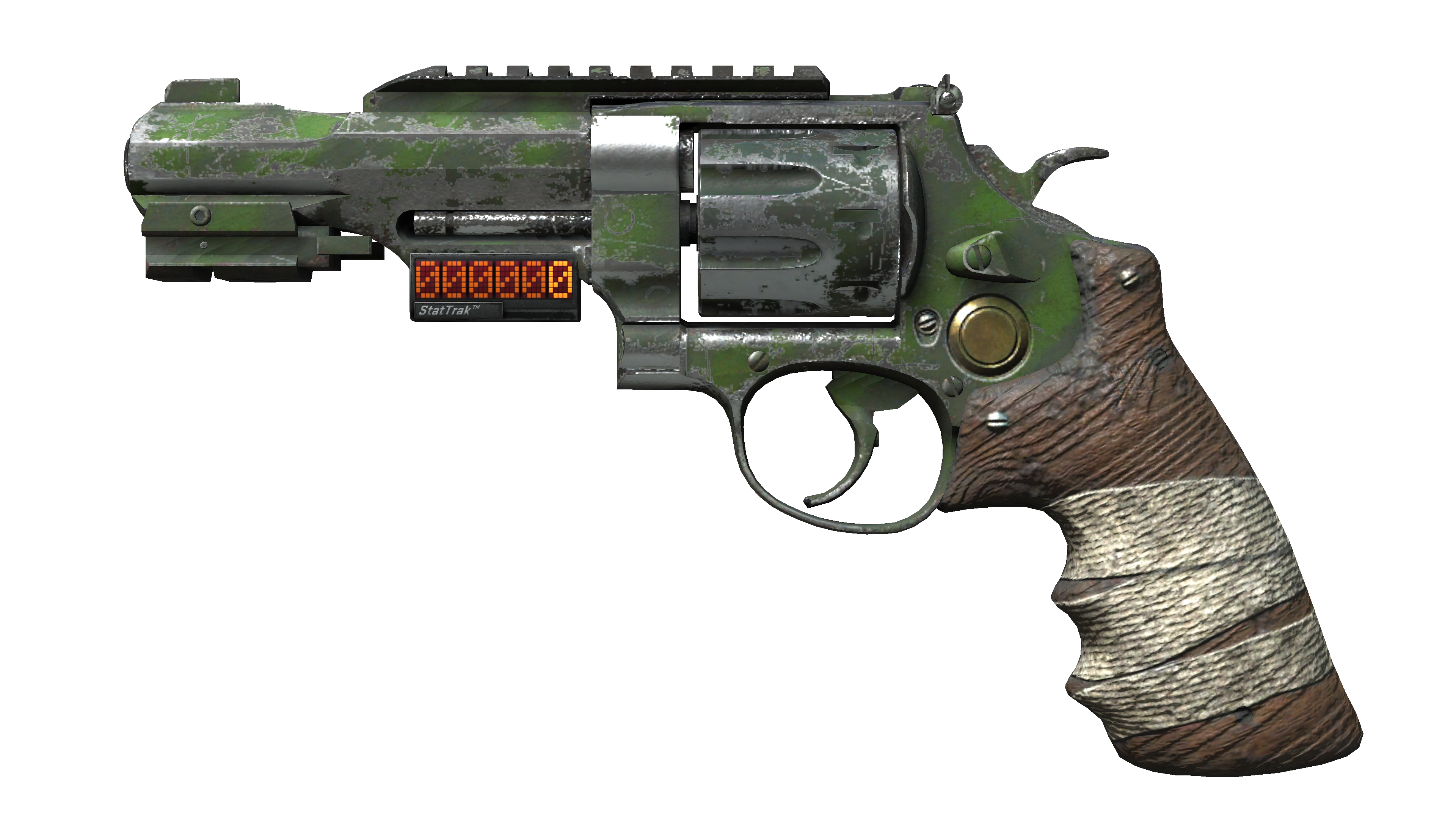 StatTrak™ R8 Revolver | Survivalist (Battle-Scarred)