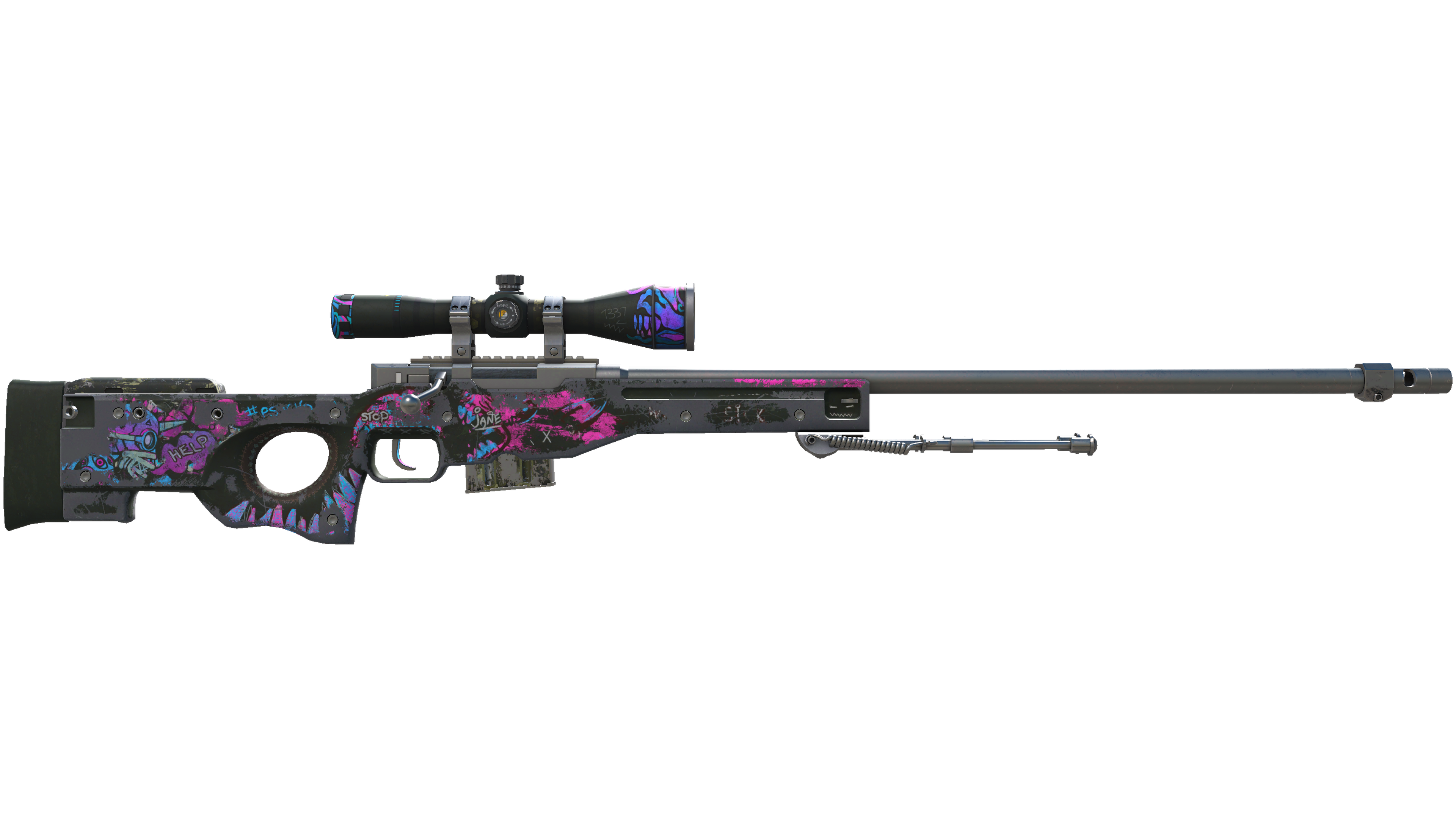 StatTrak™ AWP | Fever Dream (Battle-Scarred) thumbnail