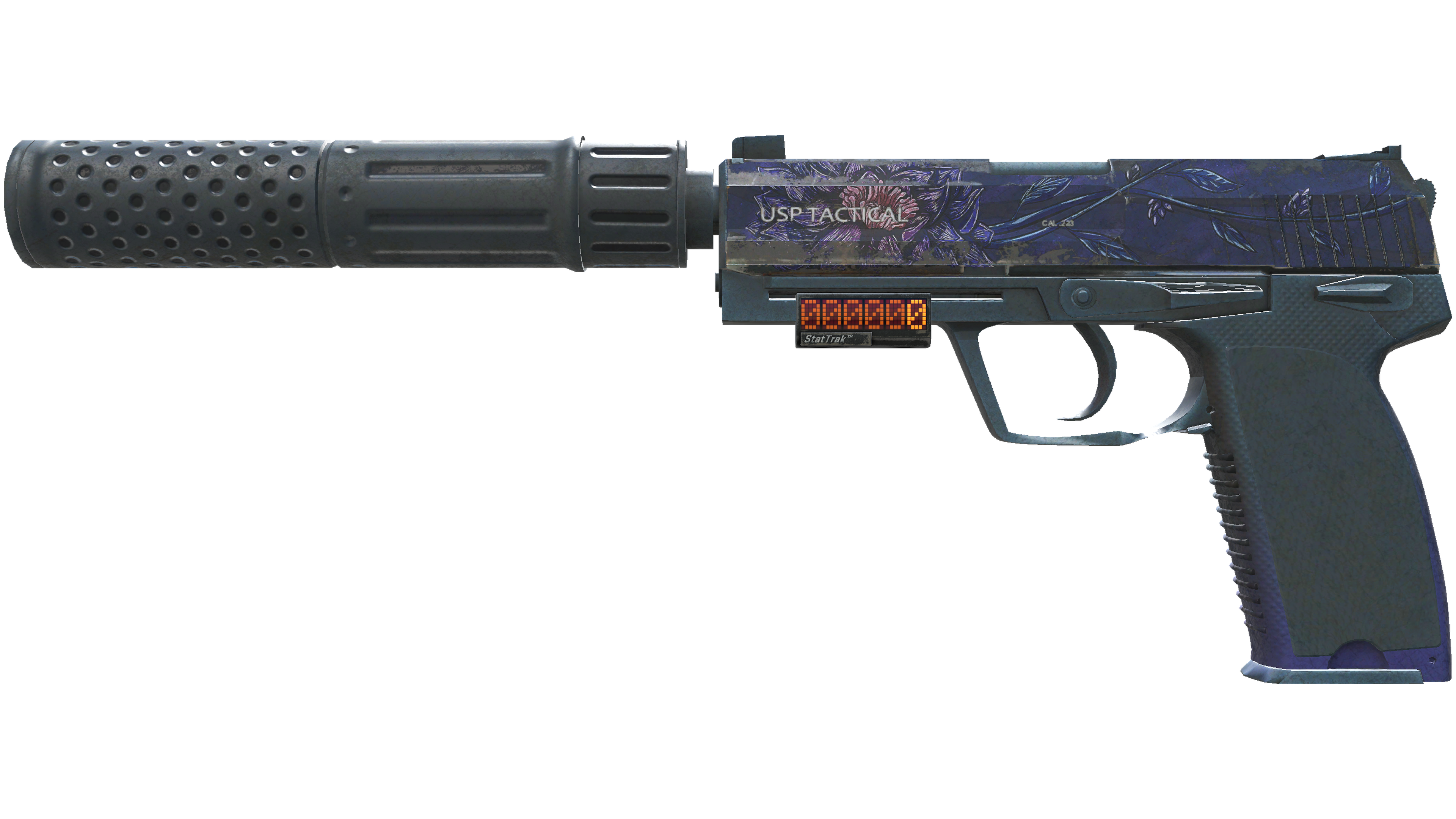 StatTrak™ USP-S | Black Lotus (Battle-Scarred) thumbnail