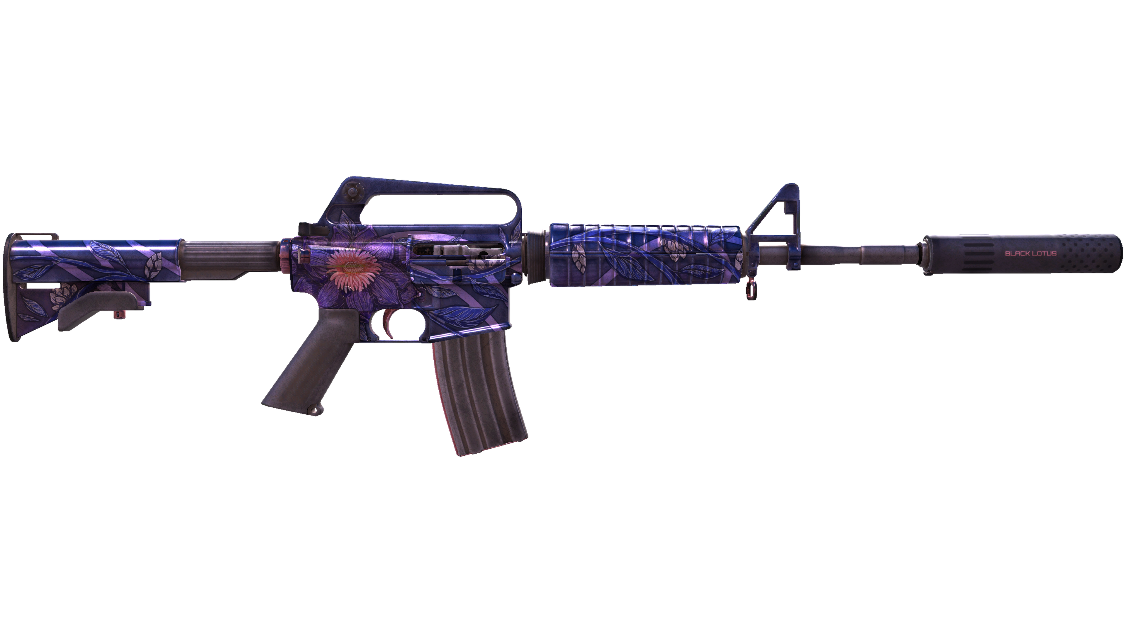 StatTrak™ M4A1-S | Black Lotus (Battle-Scarred) thumbnail