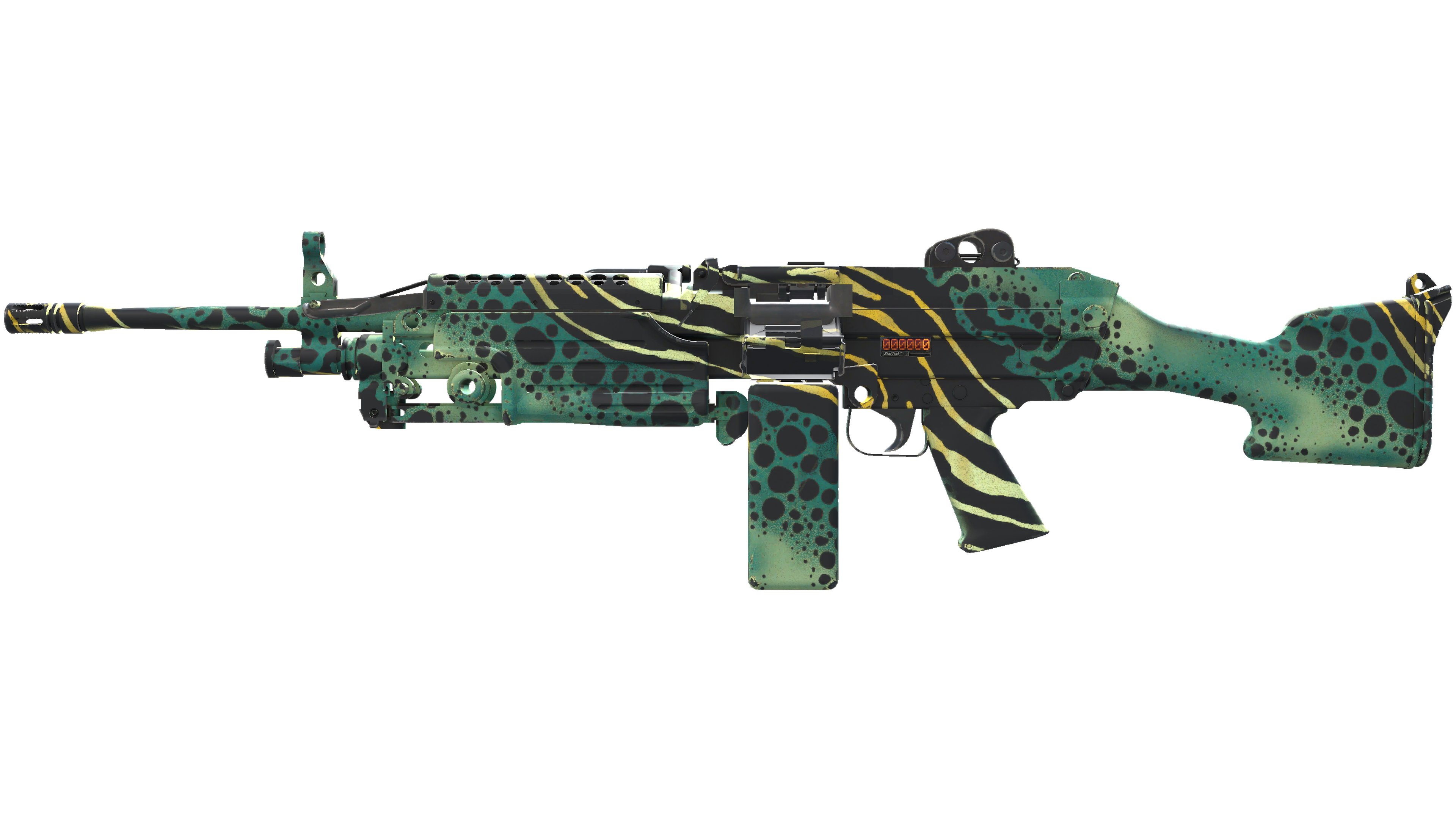 StatTrak™ M249 | Emerald Poison Dart (Factory New) thumbnail