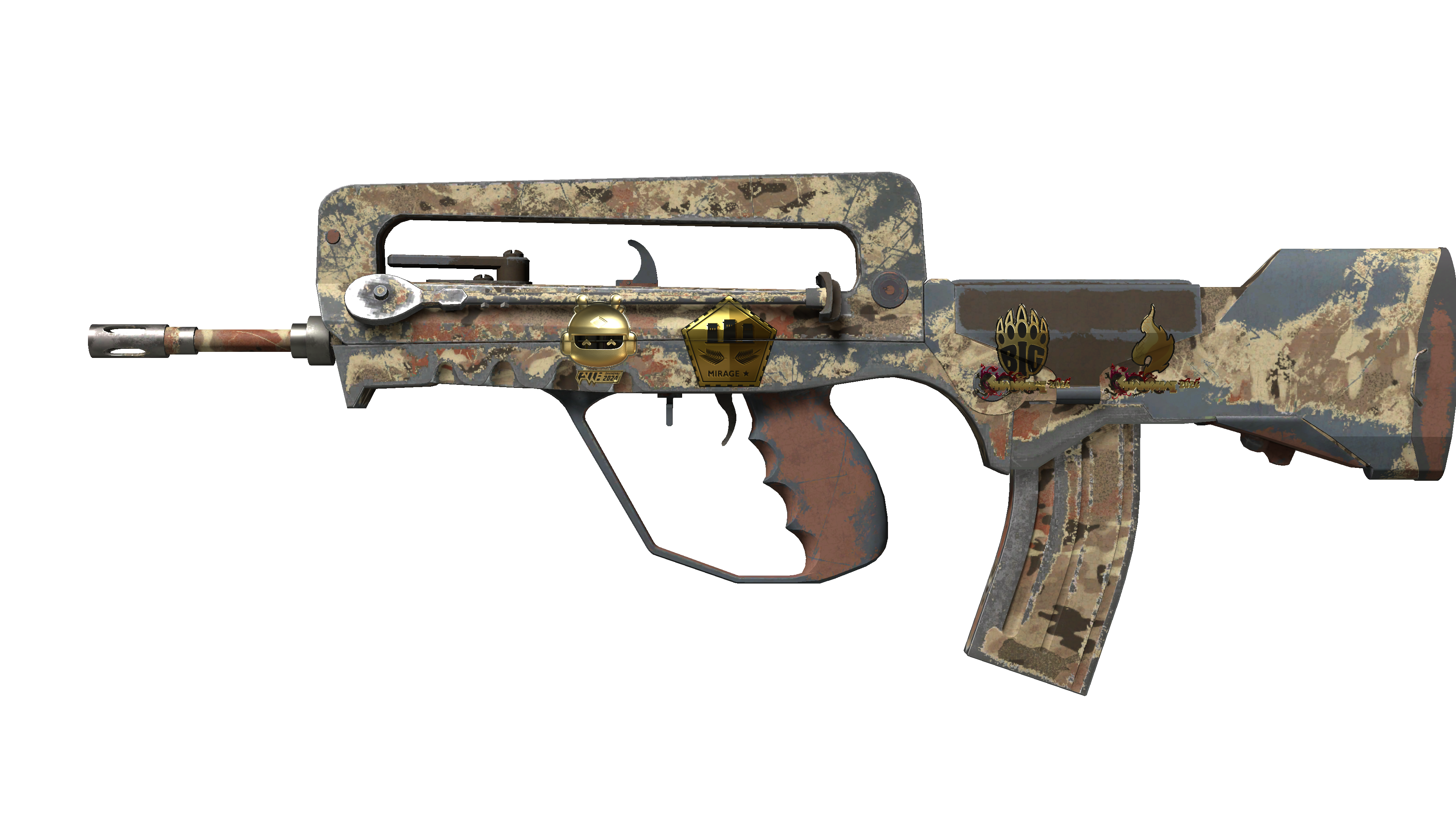 Souvenir FAMAS | CaliCamo (Battle-Scarred) thumbnail