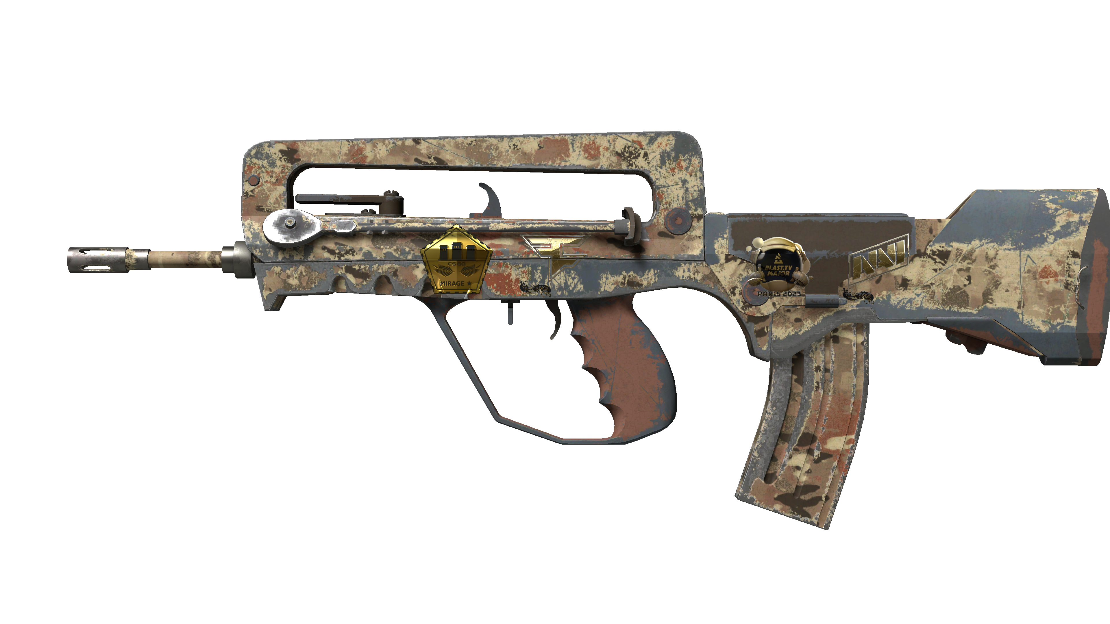Souvenir FAMAS | CaliCamo (Battle-Scarred)