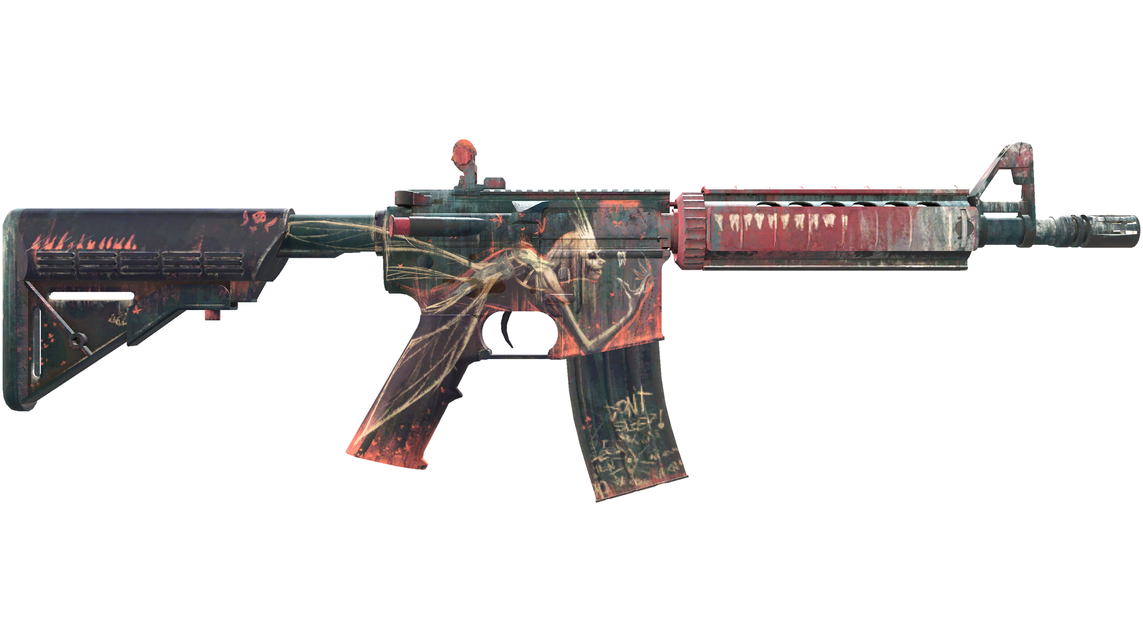 صورة مصغرة لـ StatTrak™ M4A4 | Tooth Fairy (Field-Tested)