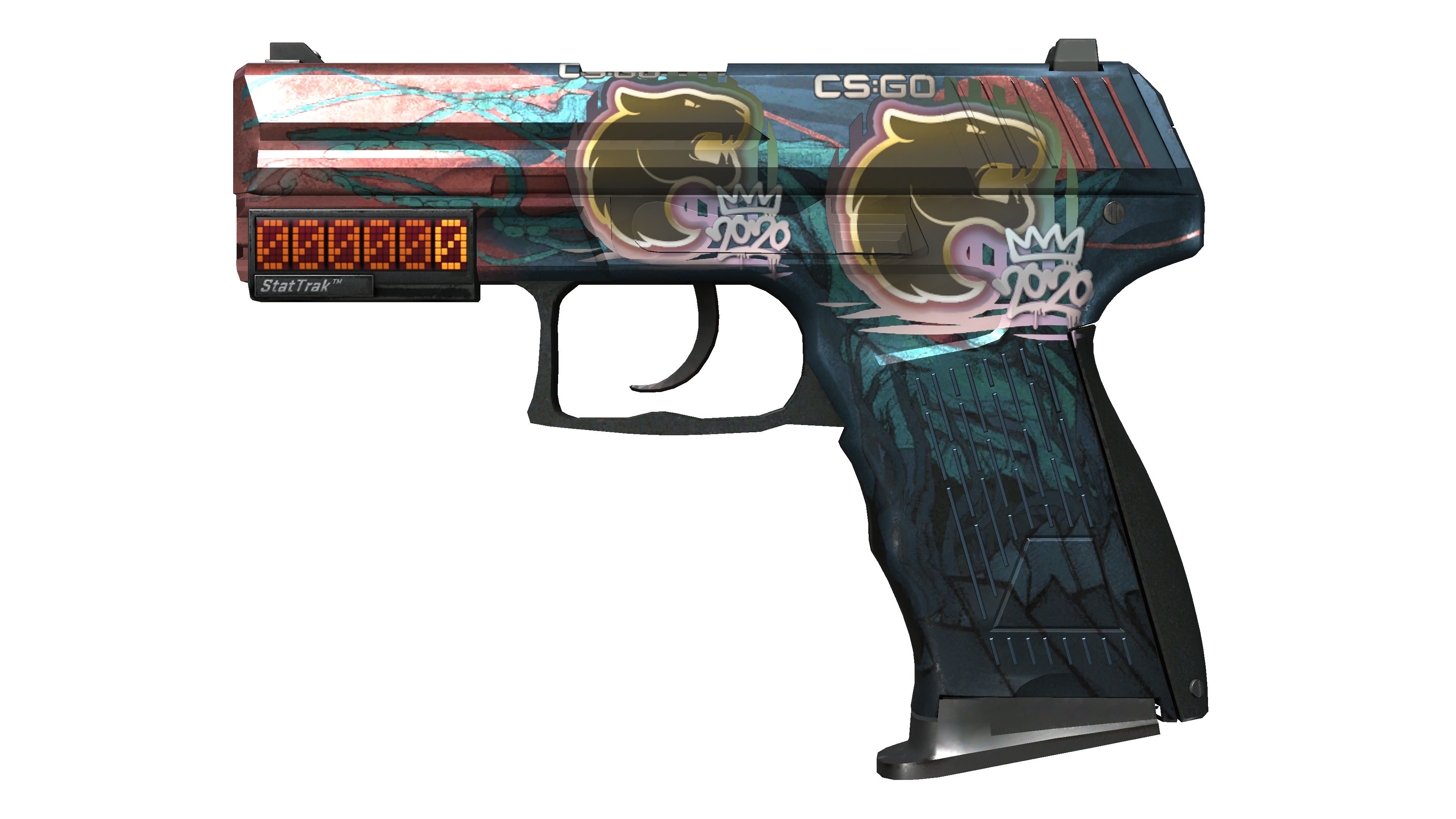 StatTrak™ P2000 | Gnarled (Well-Worn)
