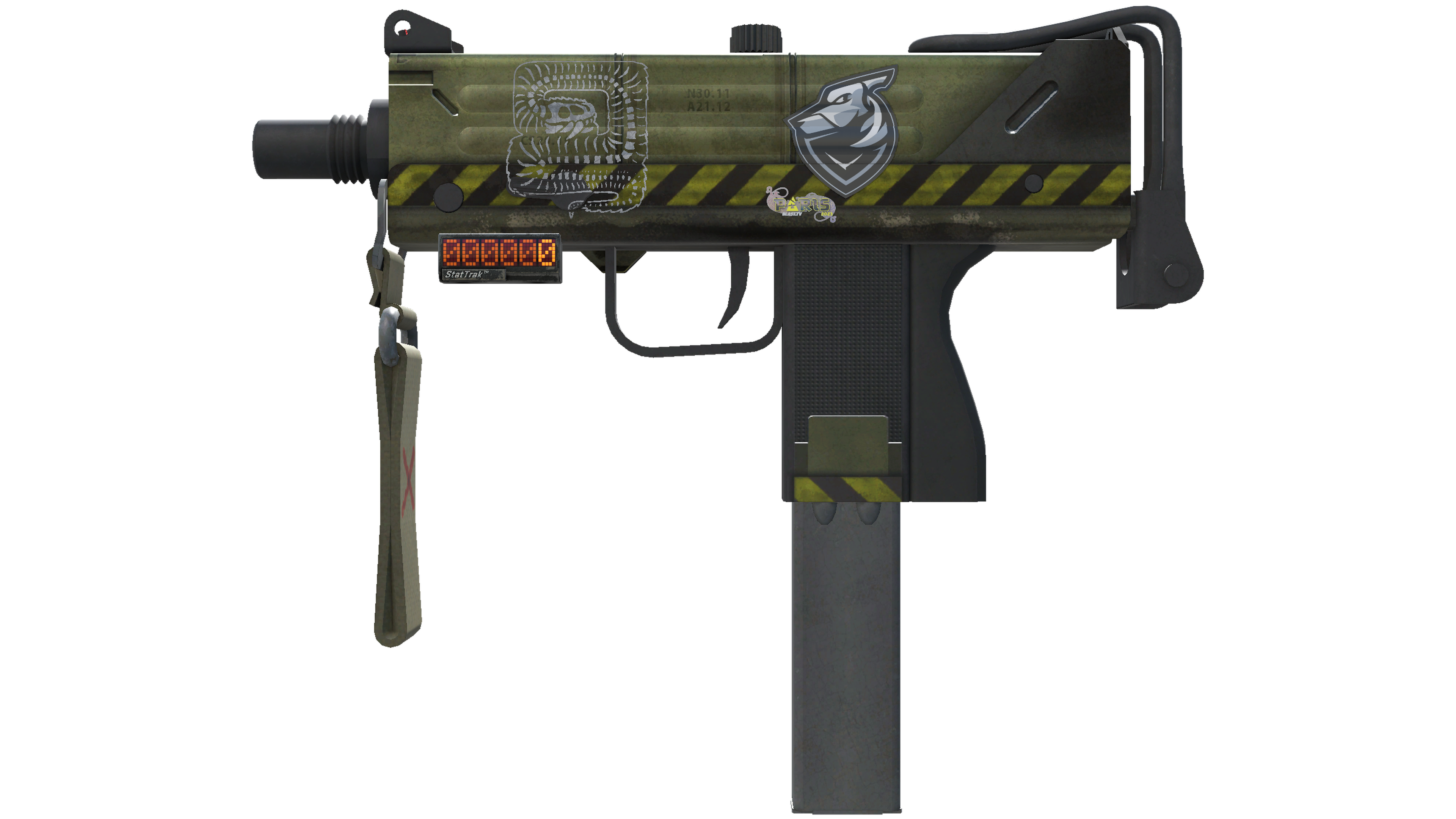 StatTrak™ MAC-10 | Classic Crate (Well-Worn)