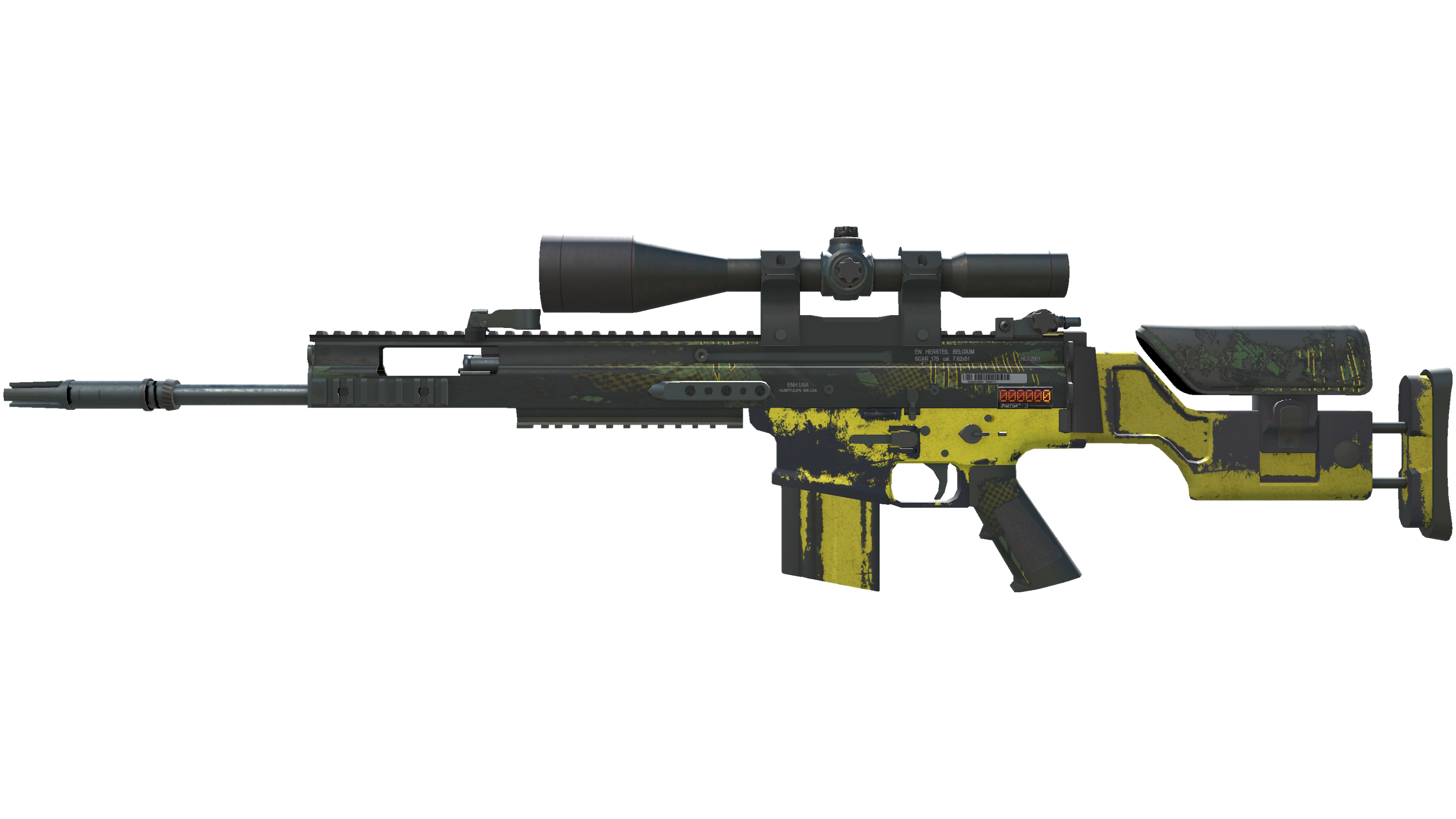 StatTrak™ SCAR-20 | Jungle Slipstream (Well-Worn)
