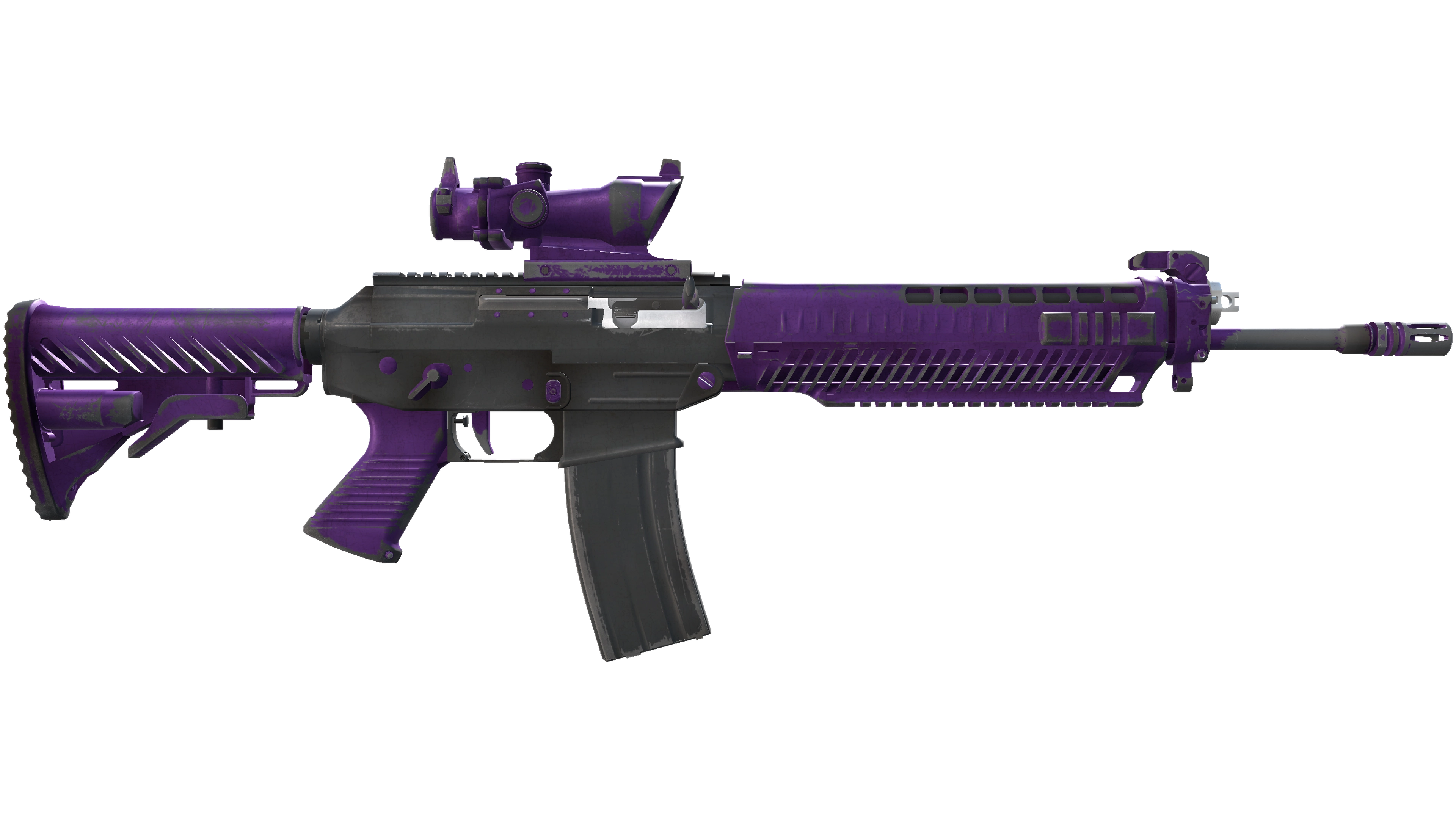 StatTrak™ SG 553 | Ultraviolet (Battle-Scarred) thumbnail