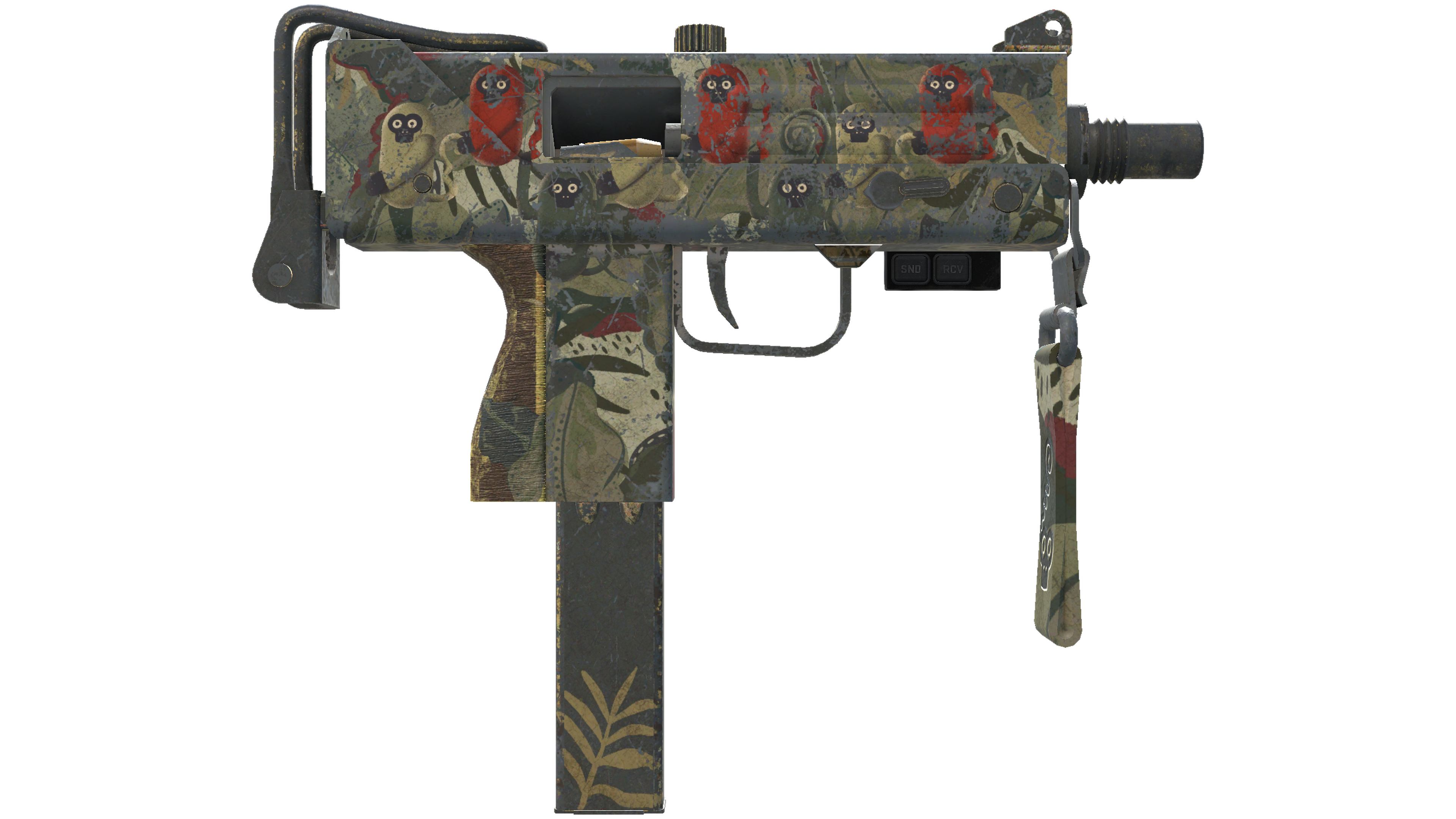 StatTrak™ MAC-10 | Monkeyflage (Battle-Scarred) thumbnail