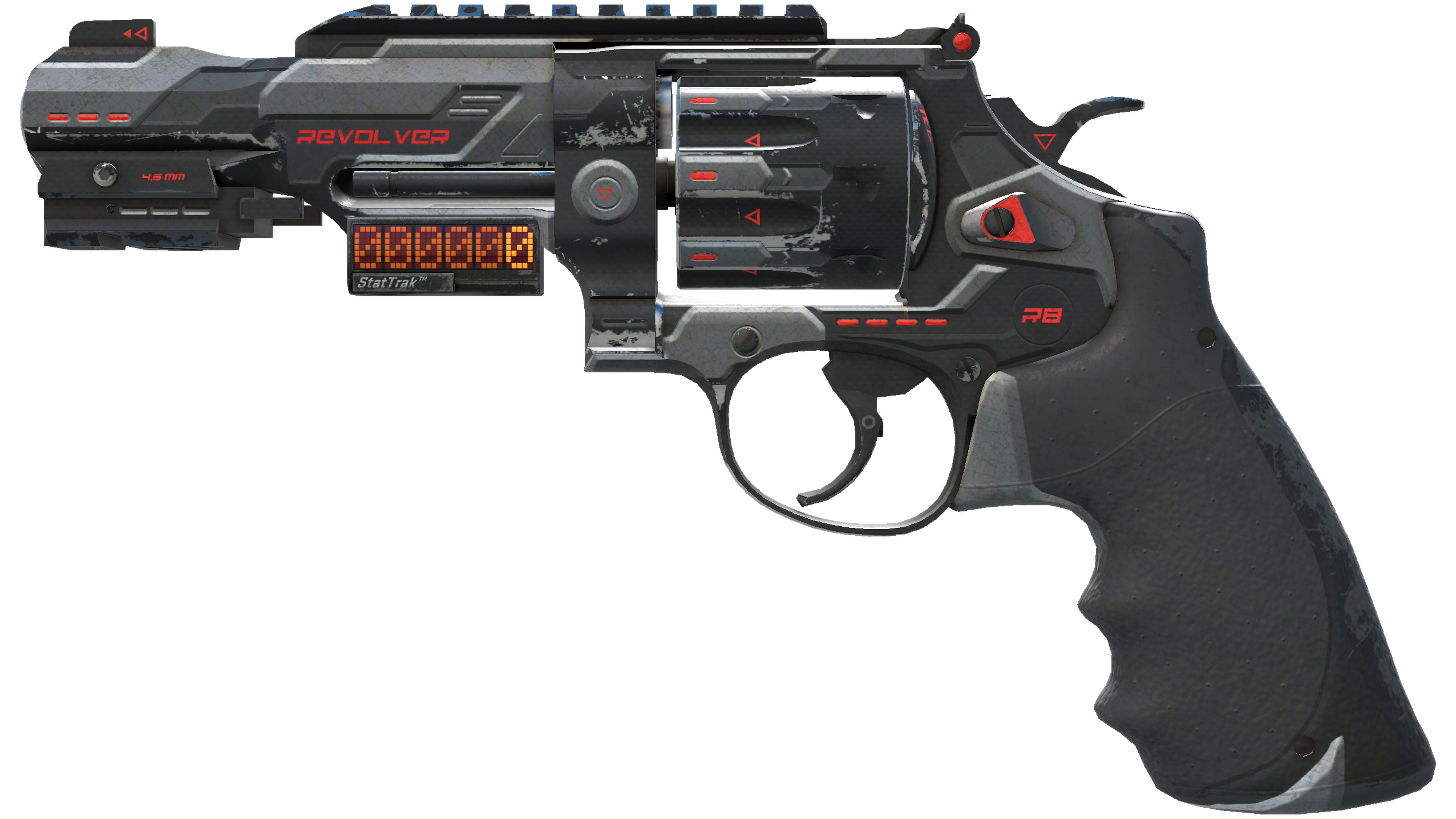 StatTrak™ R8 Revolver | Reboot (Battle-Scarred)