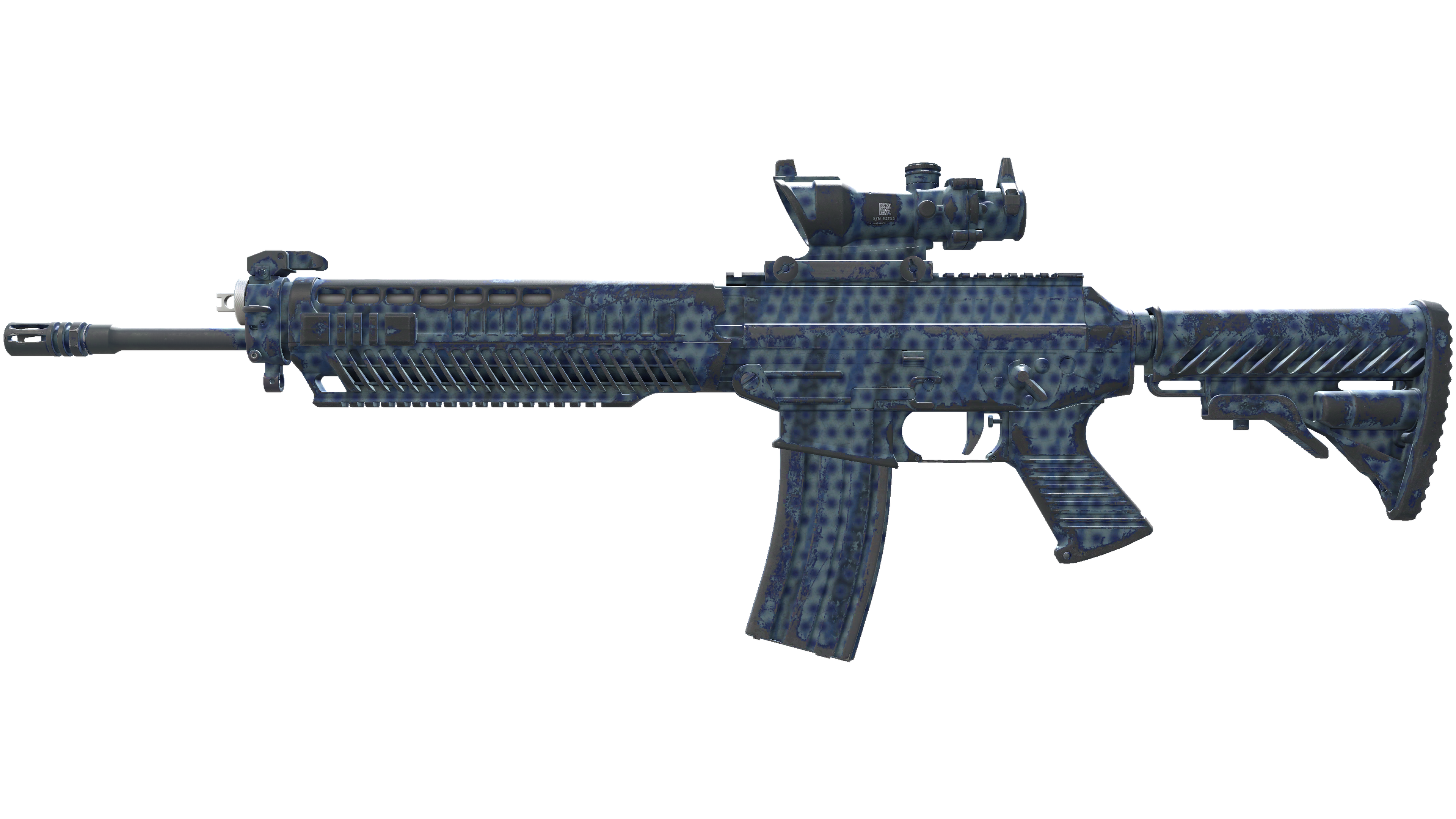 SG 553 | Waves Perforated (Well-Worn)