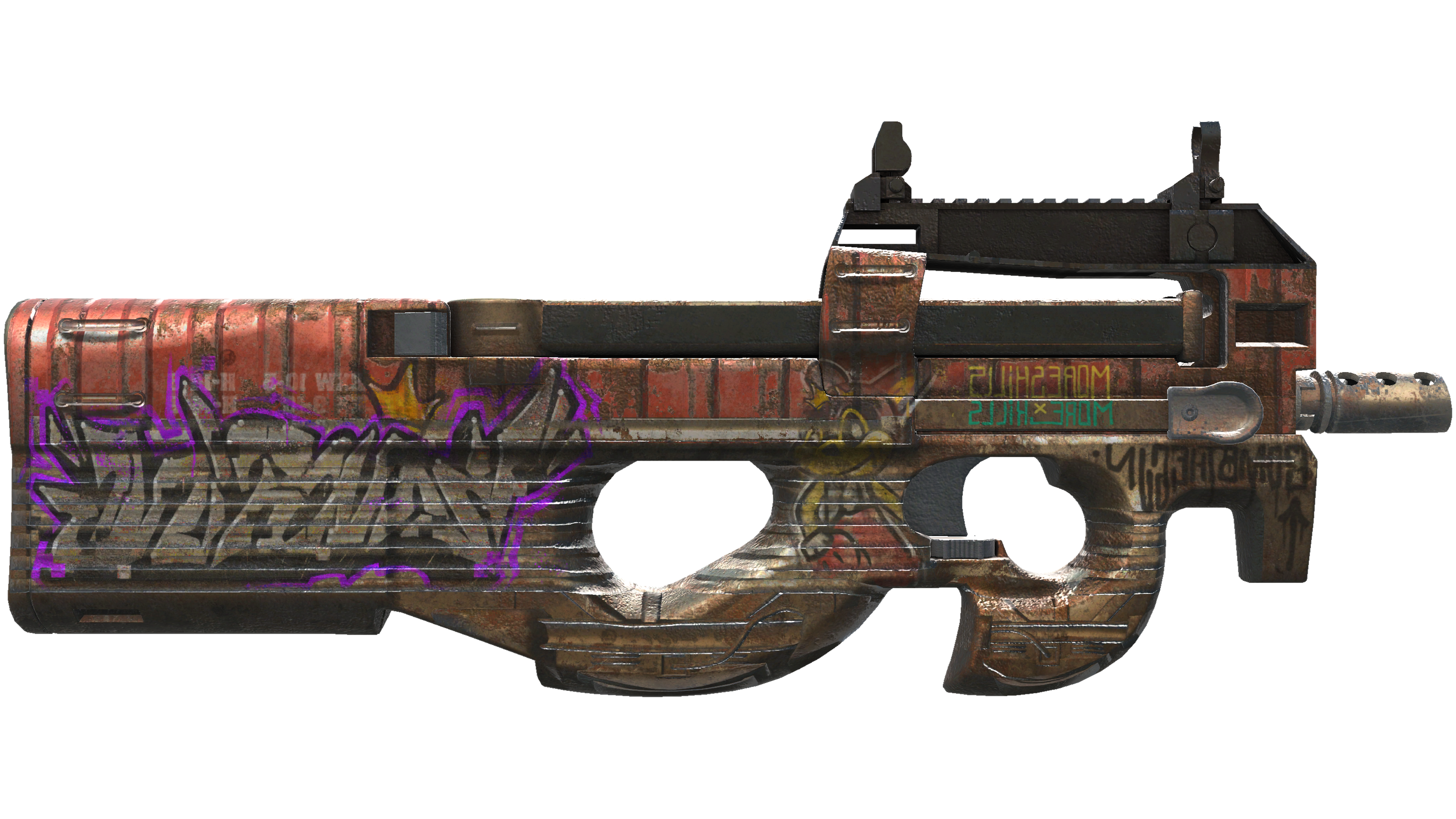 StatTrak™ P90 | Freight (Well-Worn) thumbnail