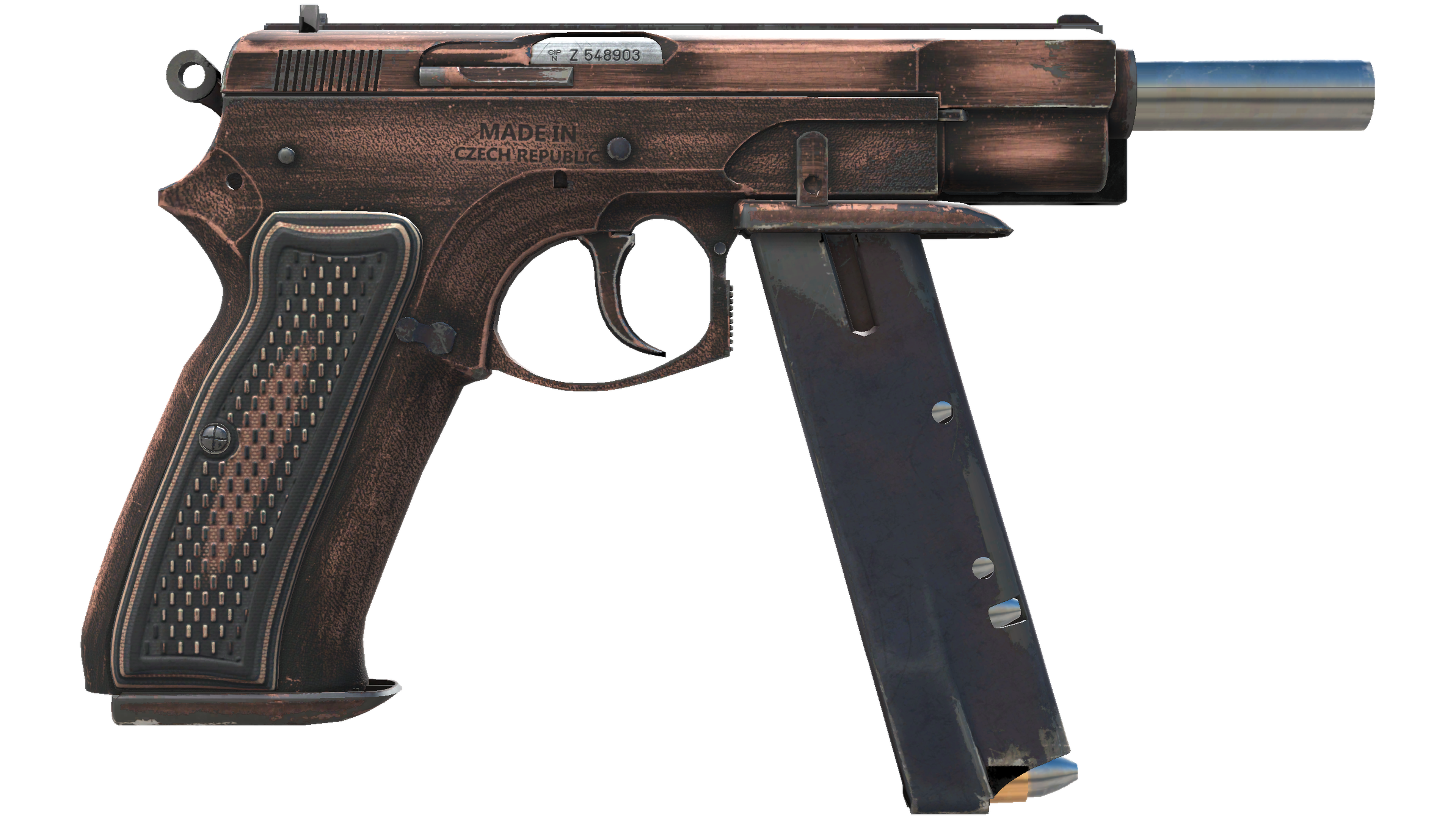 StatTrak™ CZ75-Auto | Distressed (Well-Worn) thumbnail
