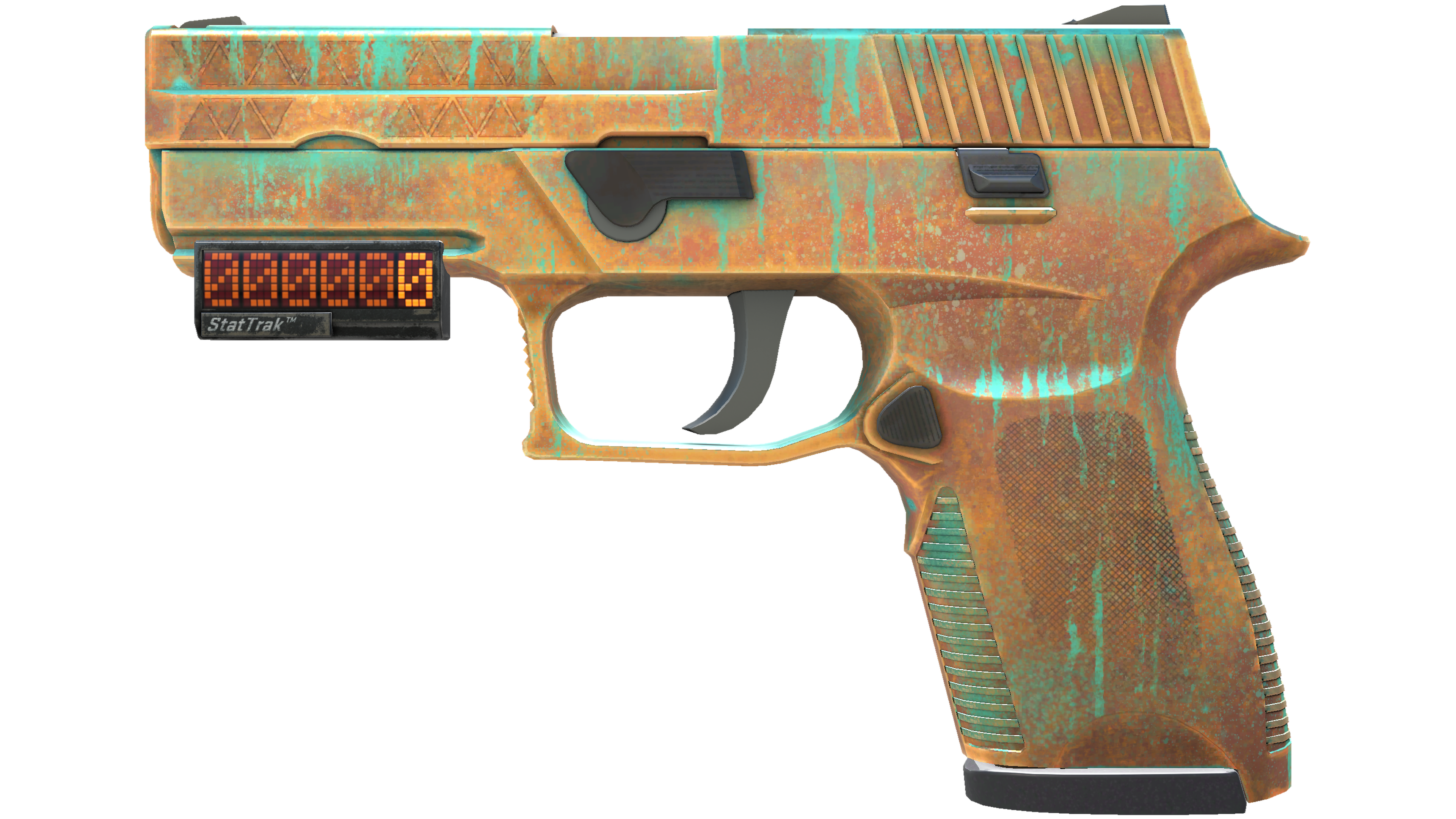 StatTrak™ P250 | Verdigris (Factory New)