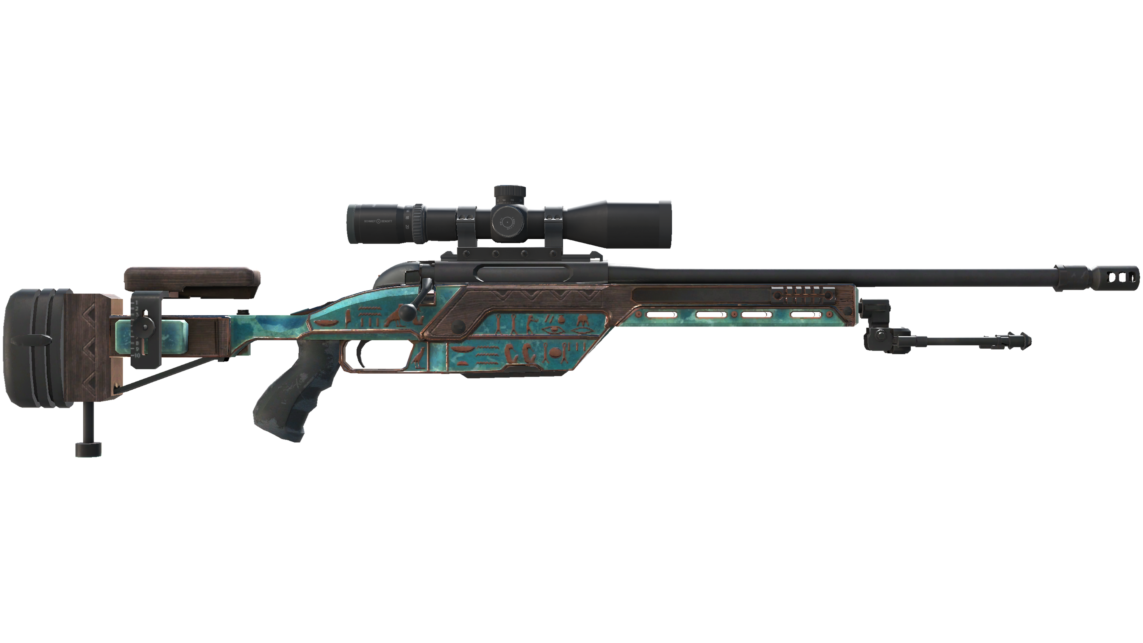 Миниатюра SSG 08 | Azure Glyph (Well-Worn)