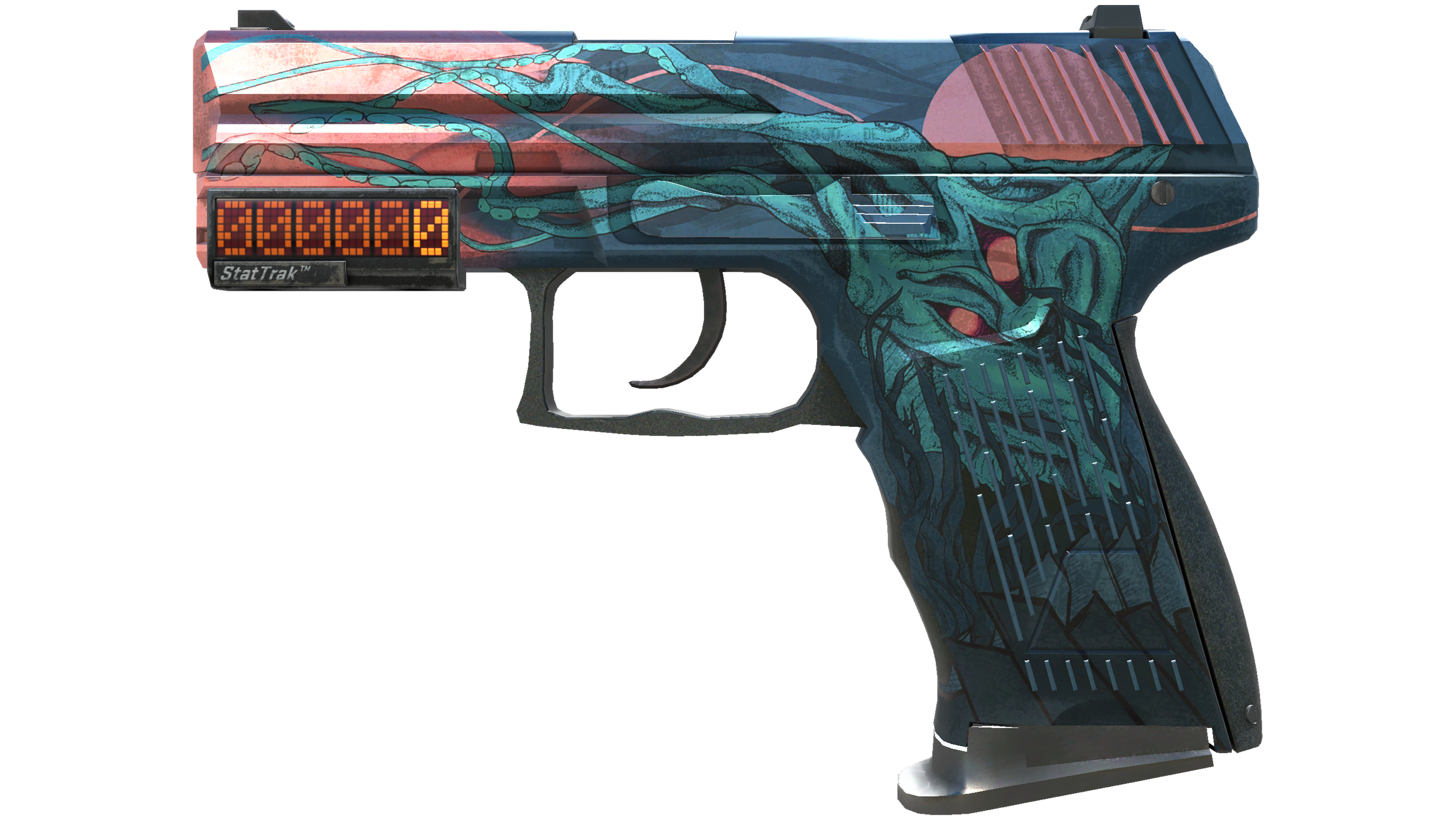 StatTrak™ P2000 | Gnarled (Field-Tested)