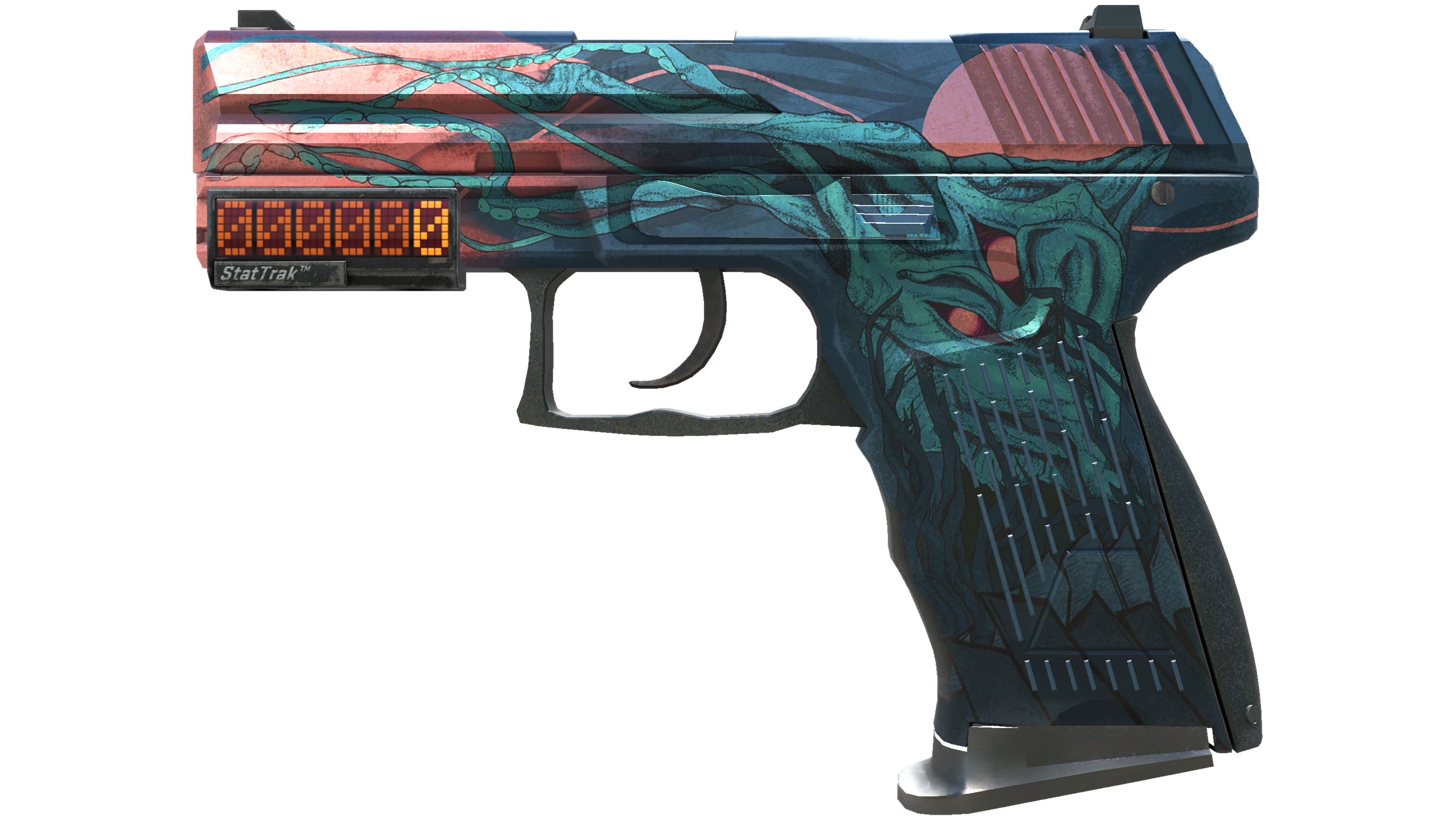 StatTrak™ P2000 | Gnarled (Well-Worn)