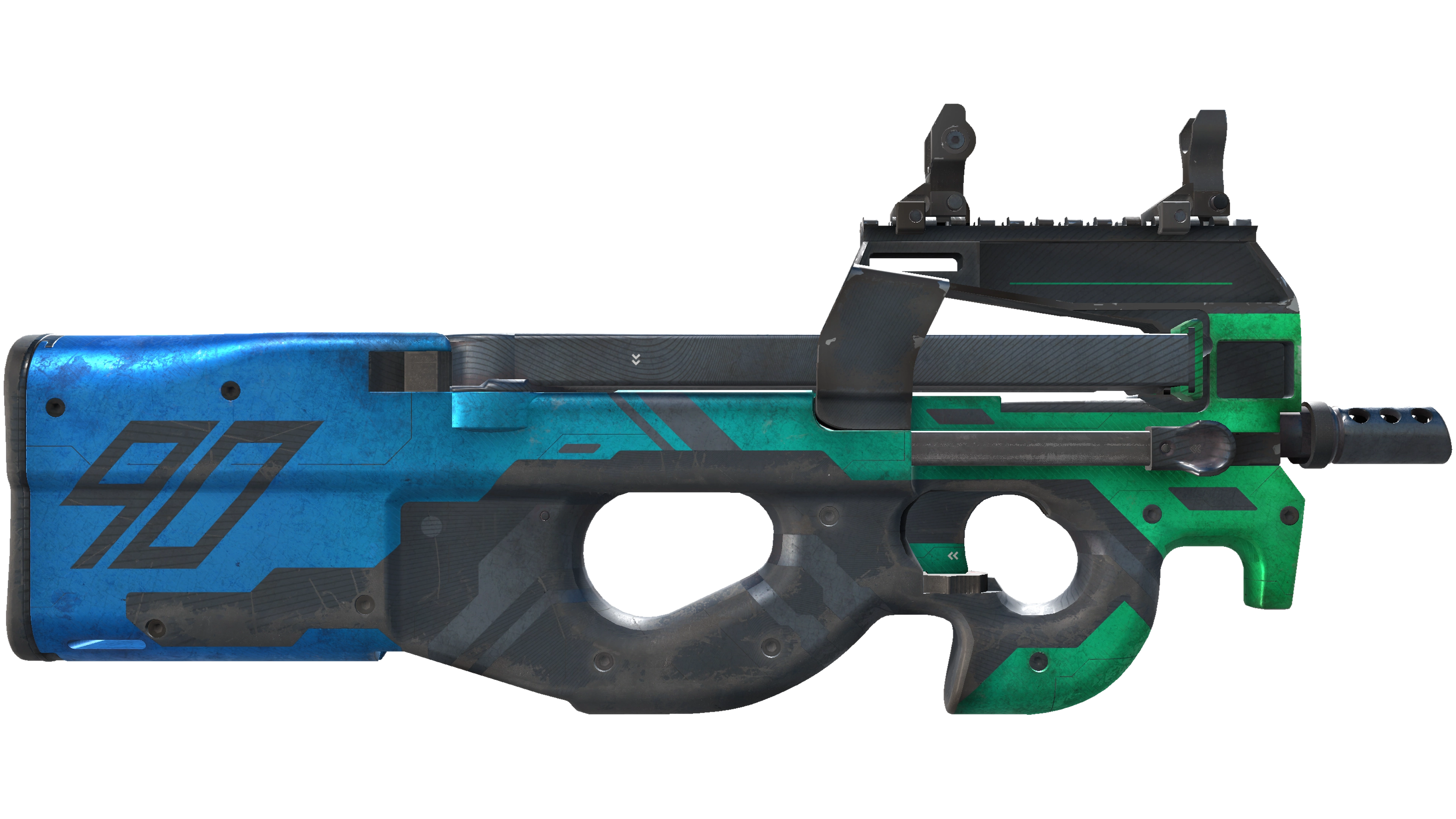 Miniature de StatTrak™ P90 | Wave Breaker (Well-Worn)