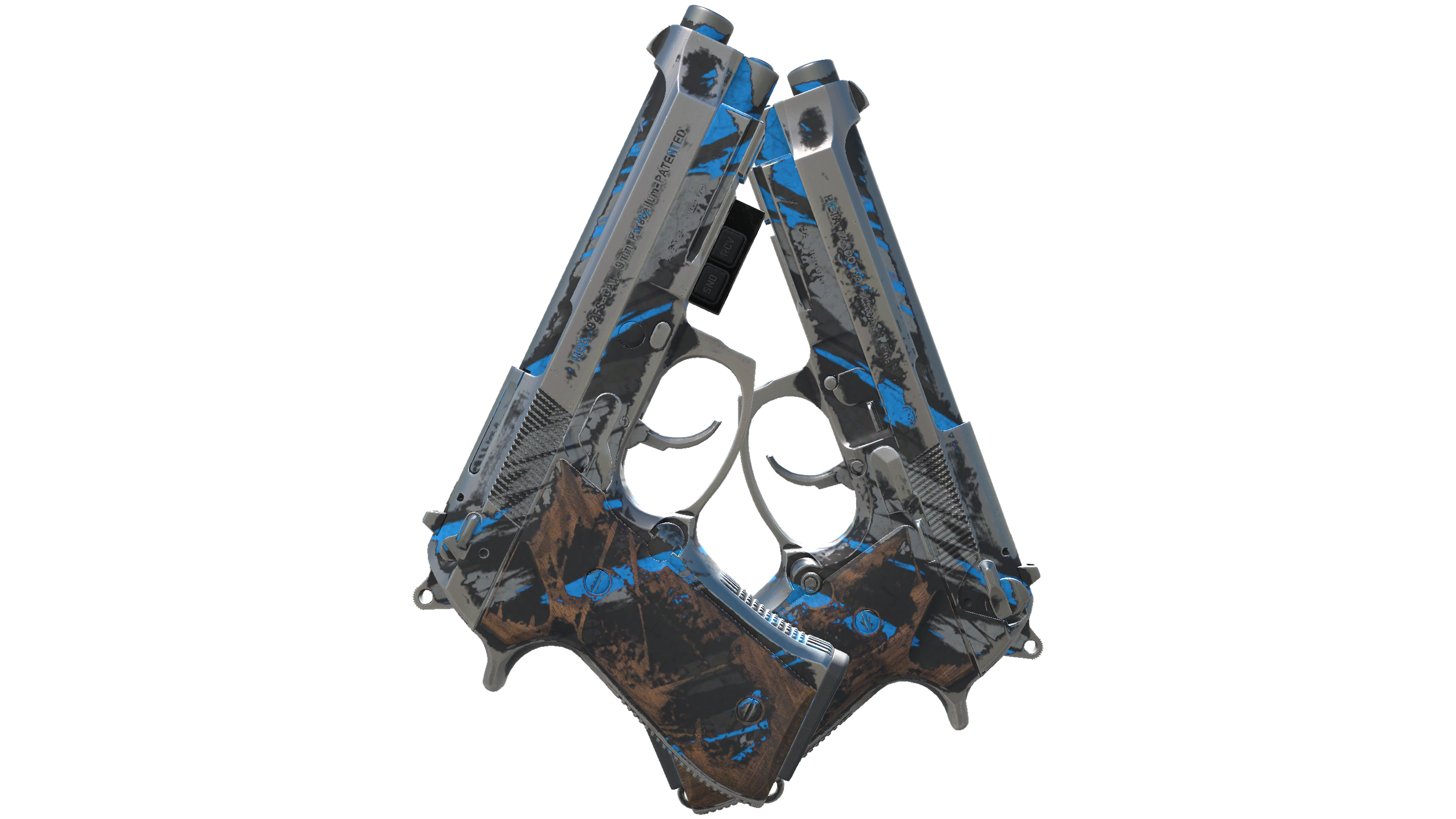 StatTrak™ Dual Berettas | Shred (Battle-Scarred) thumbnail