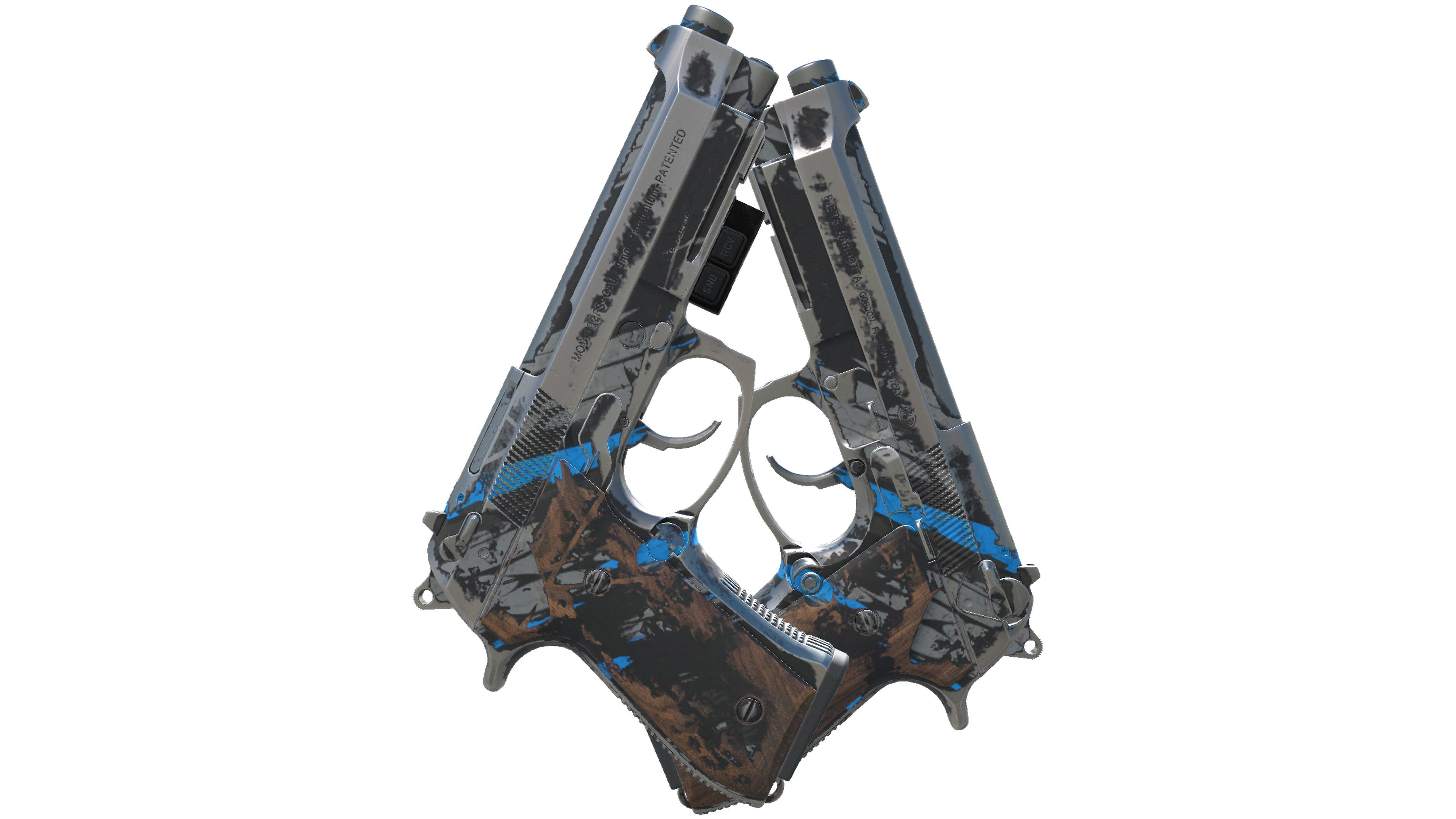 StatTrak™ Dual Berettas | Shred (Battle-Scarred) thumbnail