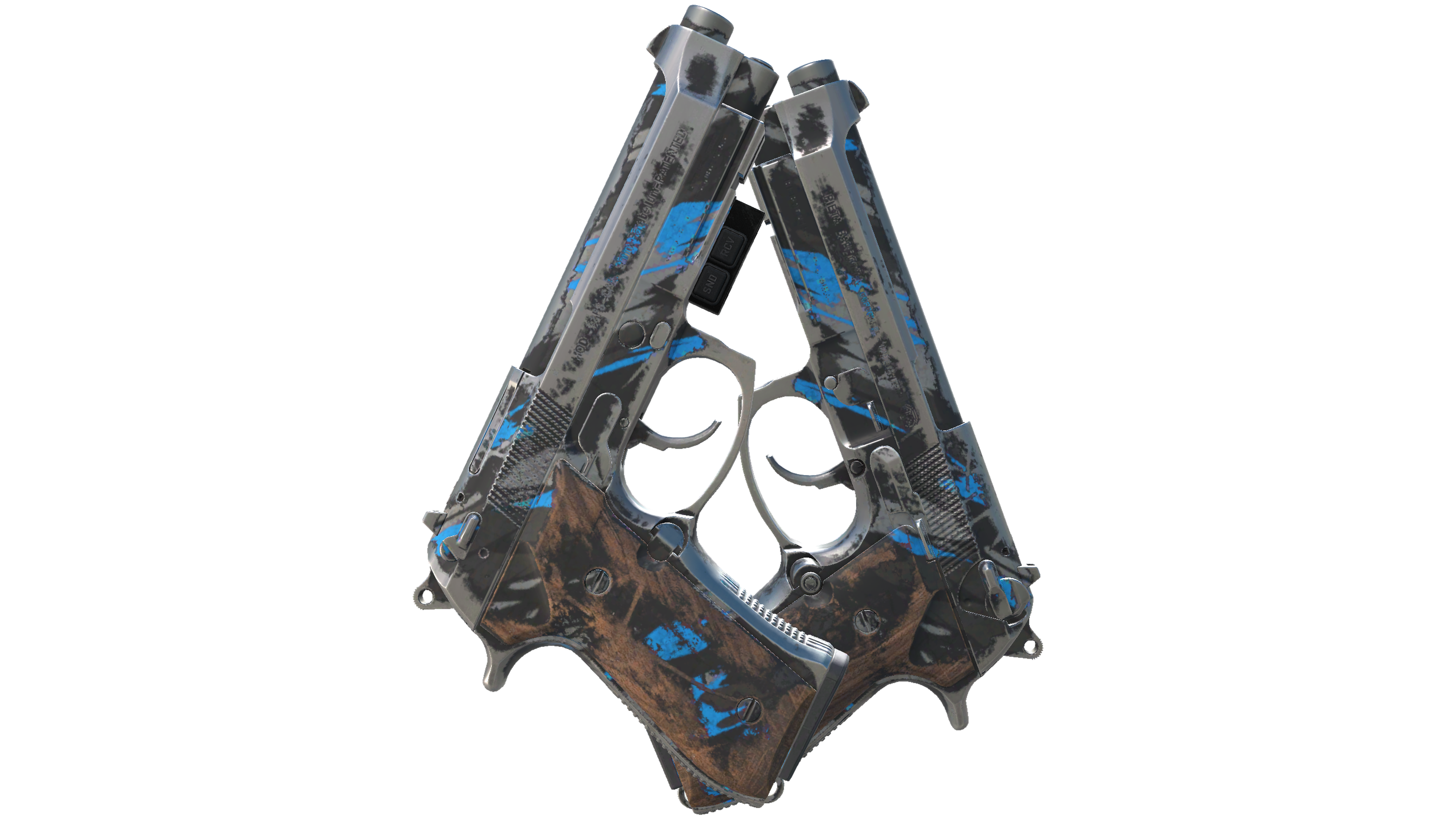 StatTrak™ Dual Berettas | Shred (Battle-Scarred) thumbnail