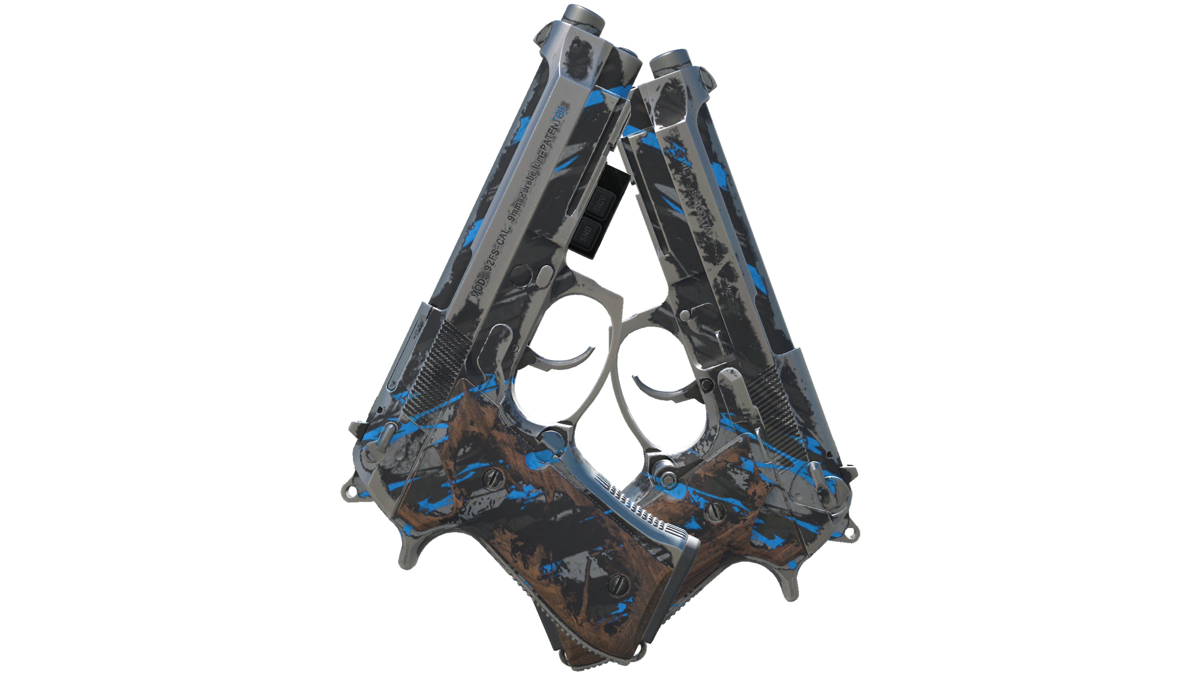 StatTrak™ Dual Berettas | Shred (Battle-Scarred) thumbnail