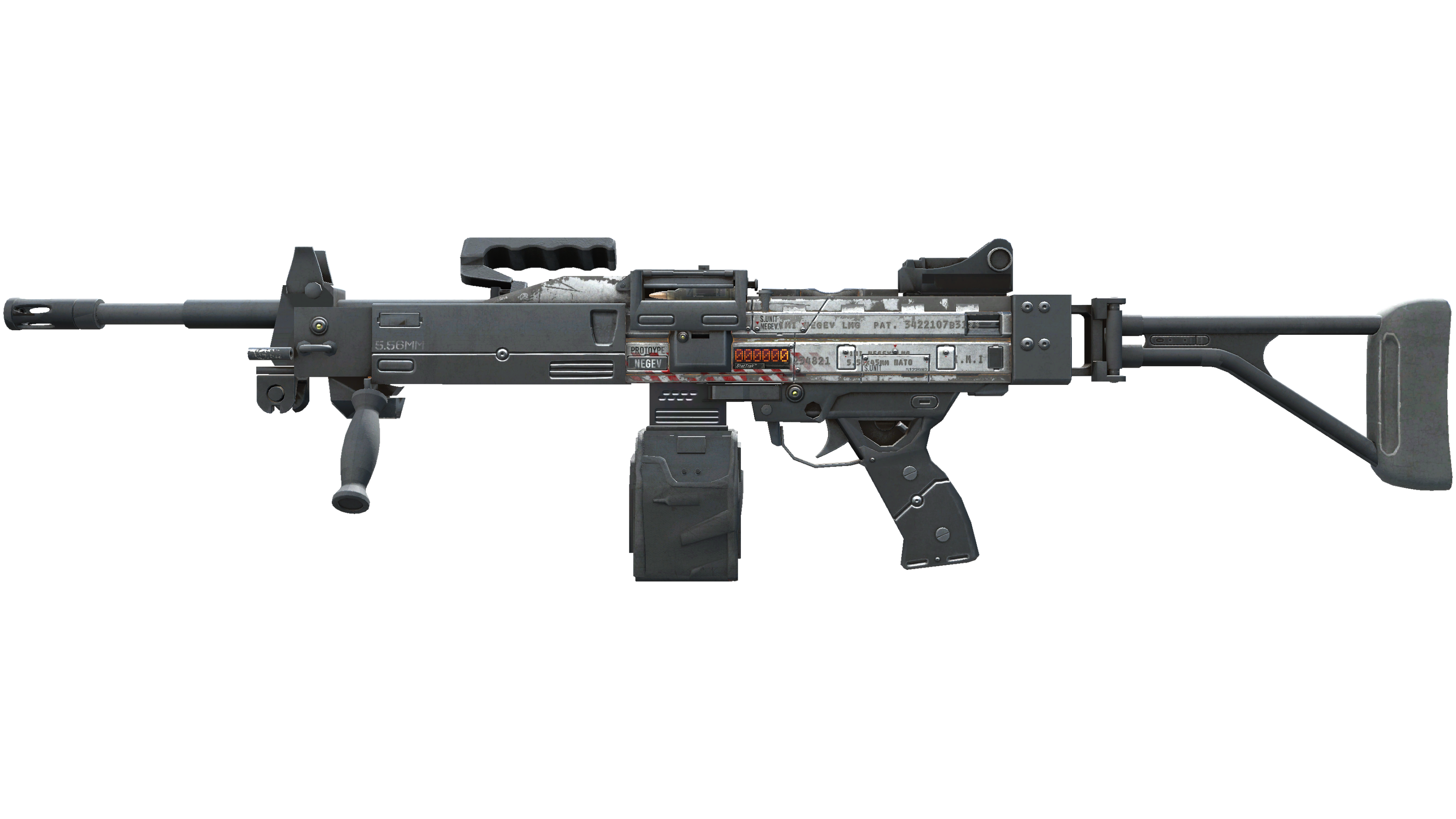 StatTrak™ Negev | Prototype (Well-Worn)