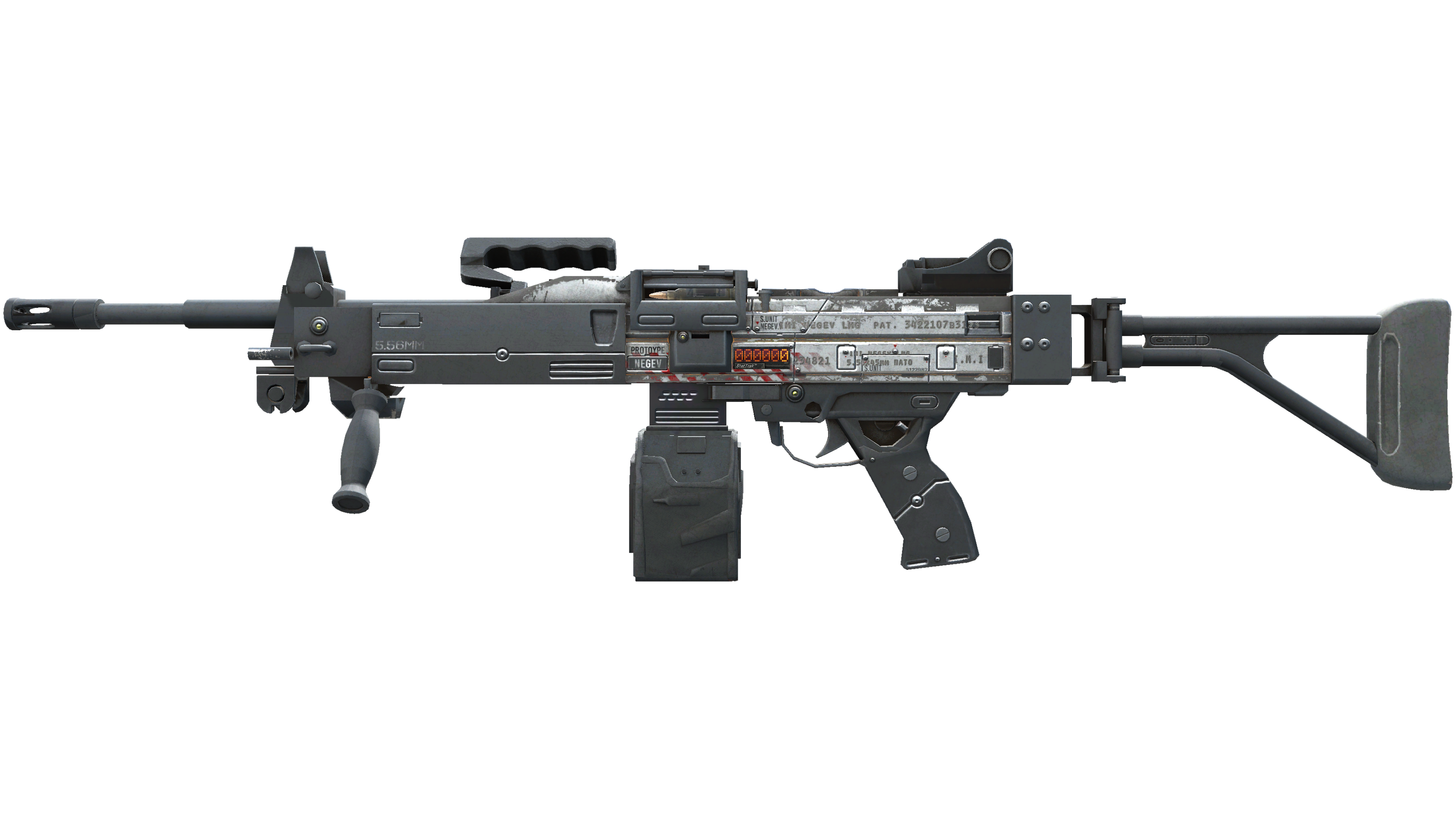 StatTrak™ Negev | Prototype (Well-Worn)