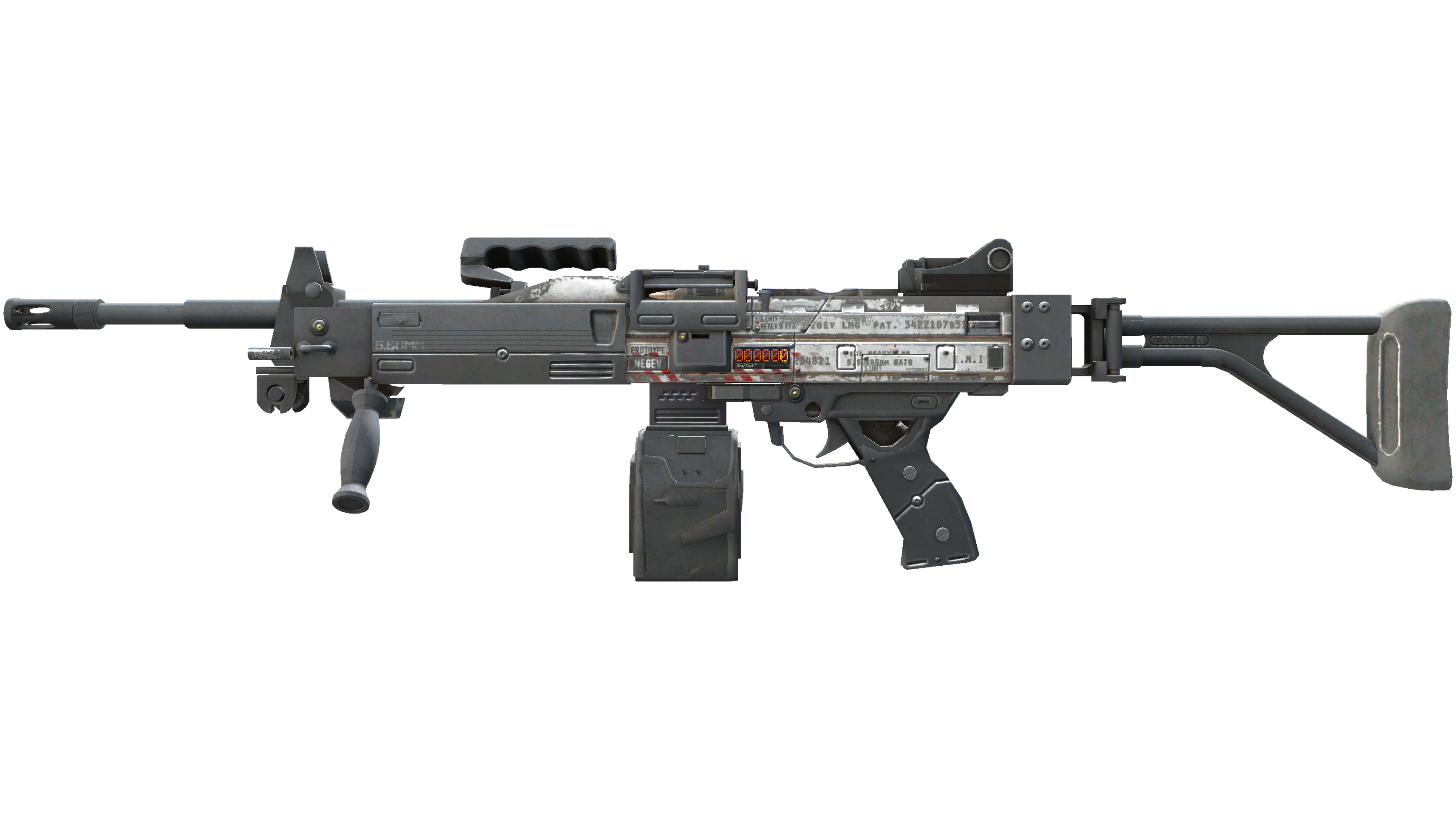 StatTrak™ Negev | Prototype (Well-Worn)