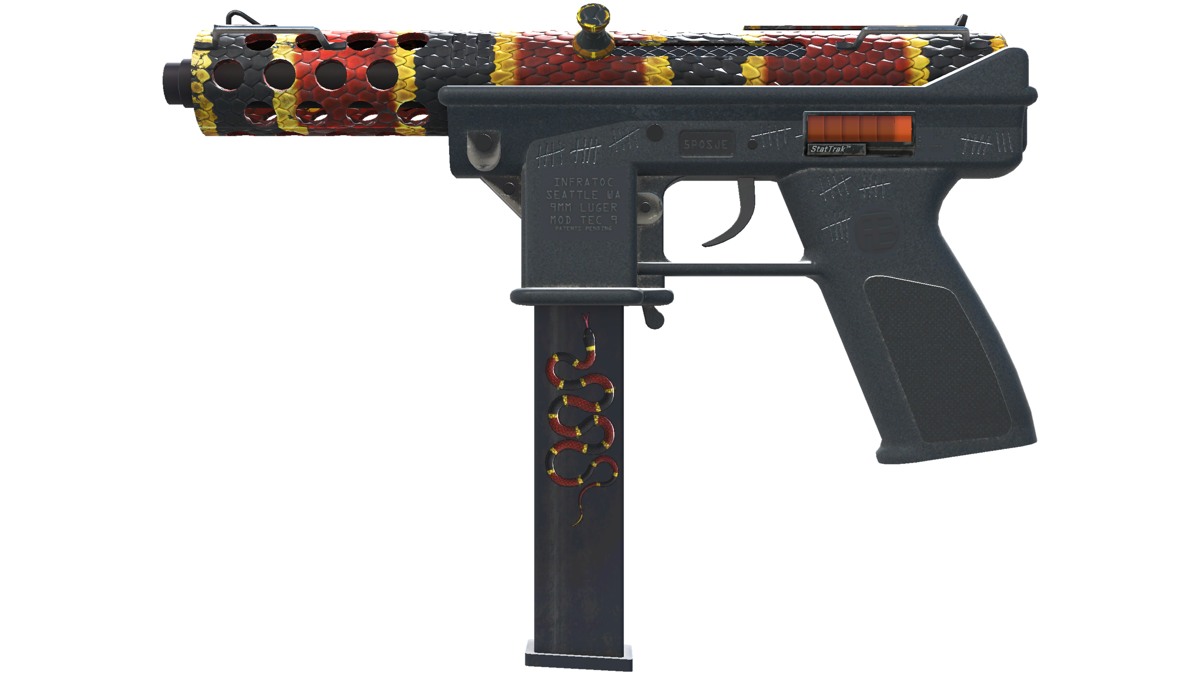 StatTrak™ Tec-9 | Snek-9 (Minimal Wear) thumbnail