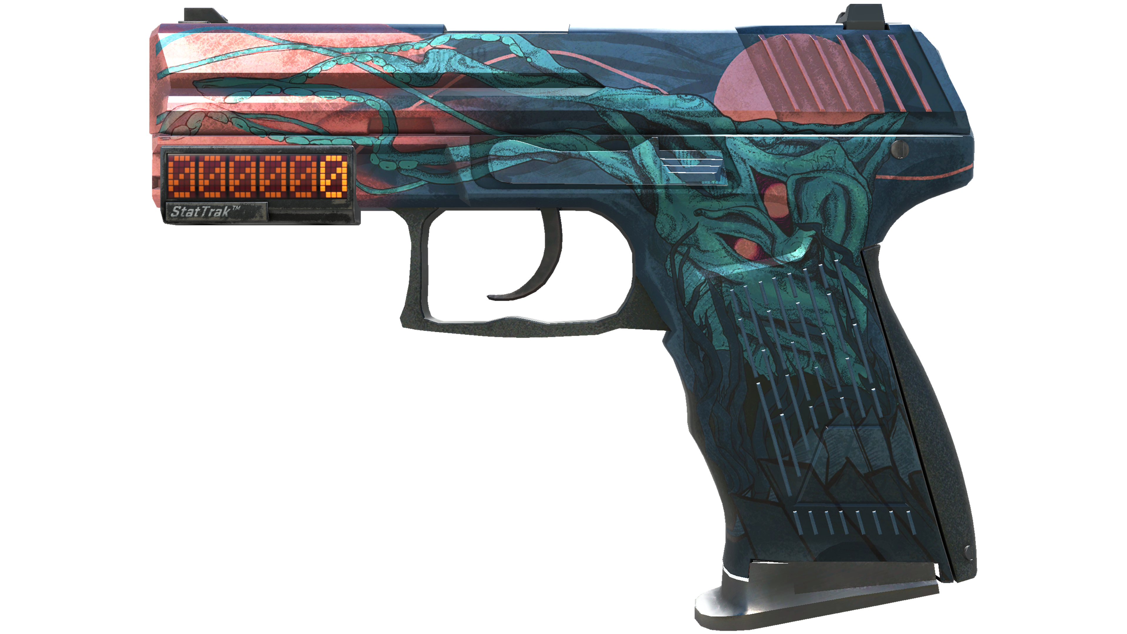 StatTrak™ P2000 | Gnarled (Well-Worn)